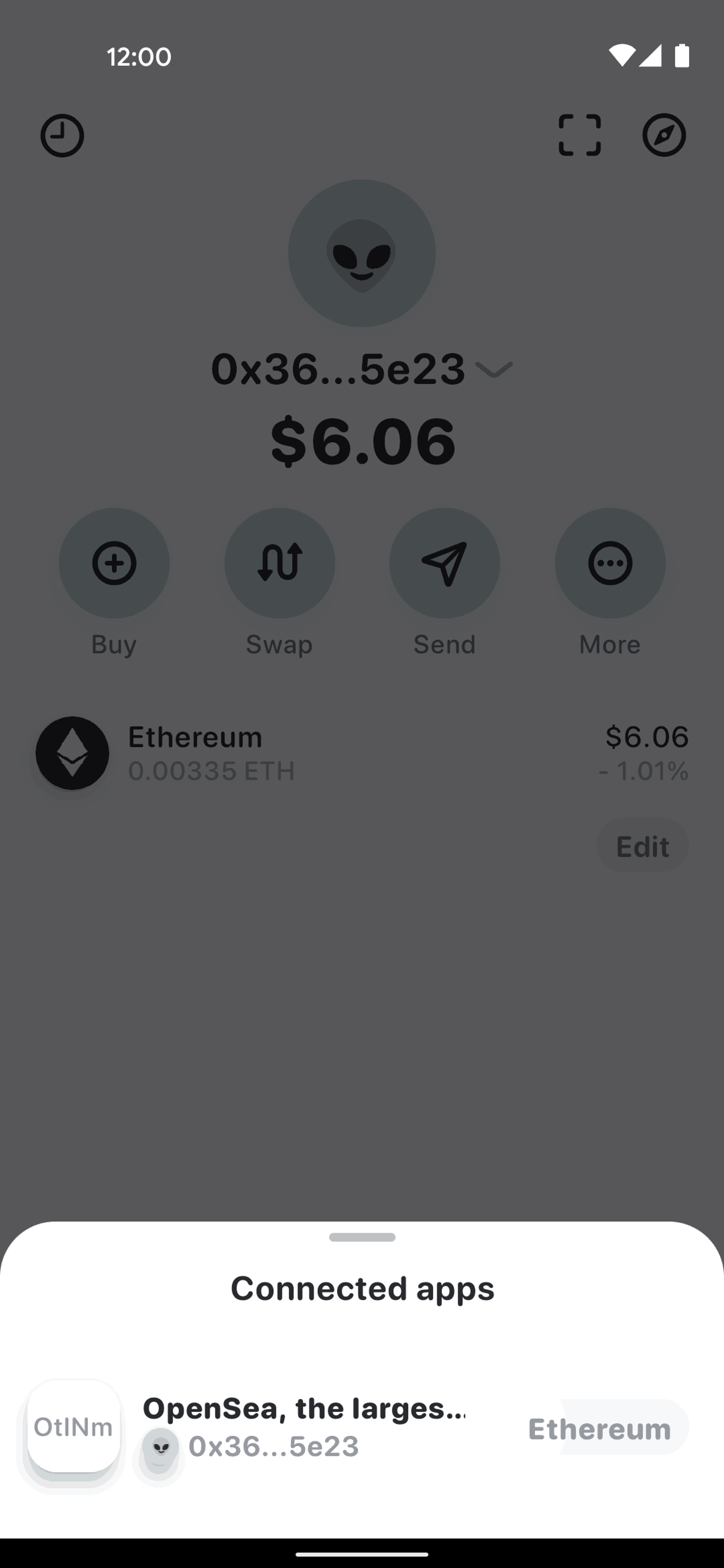 Rainbow Android Finance interface screenshot 7