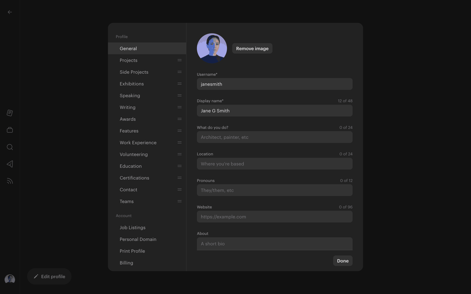 Read.cv Web Social Networking interface screenshot 22