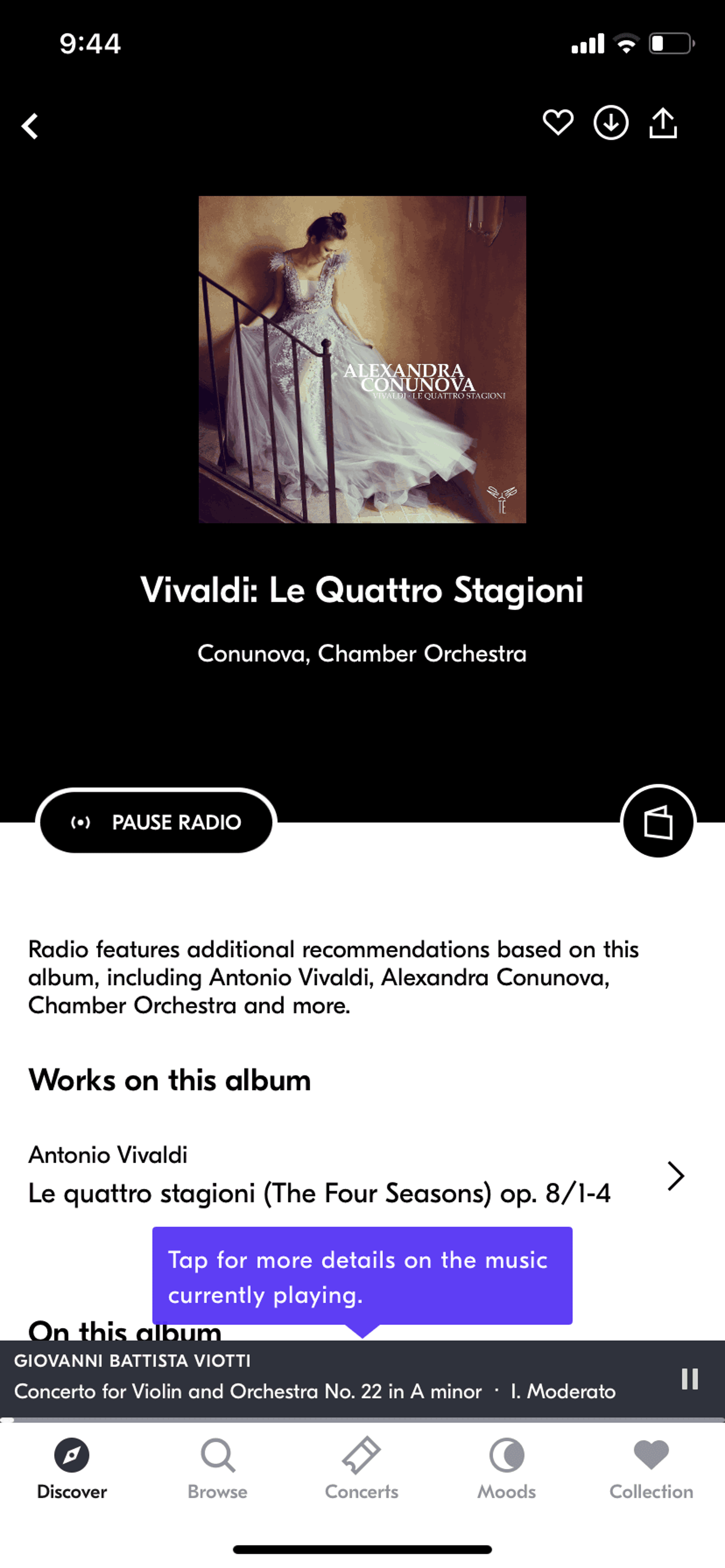IDAGIO iOS Music & Audio interface screenshot 17