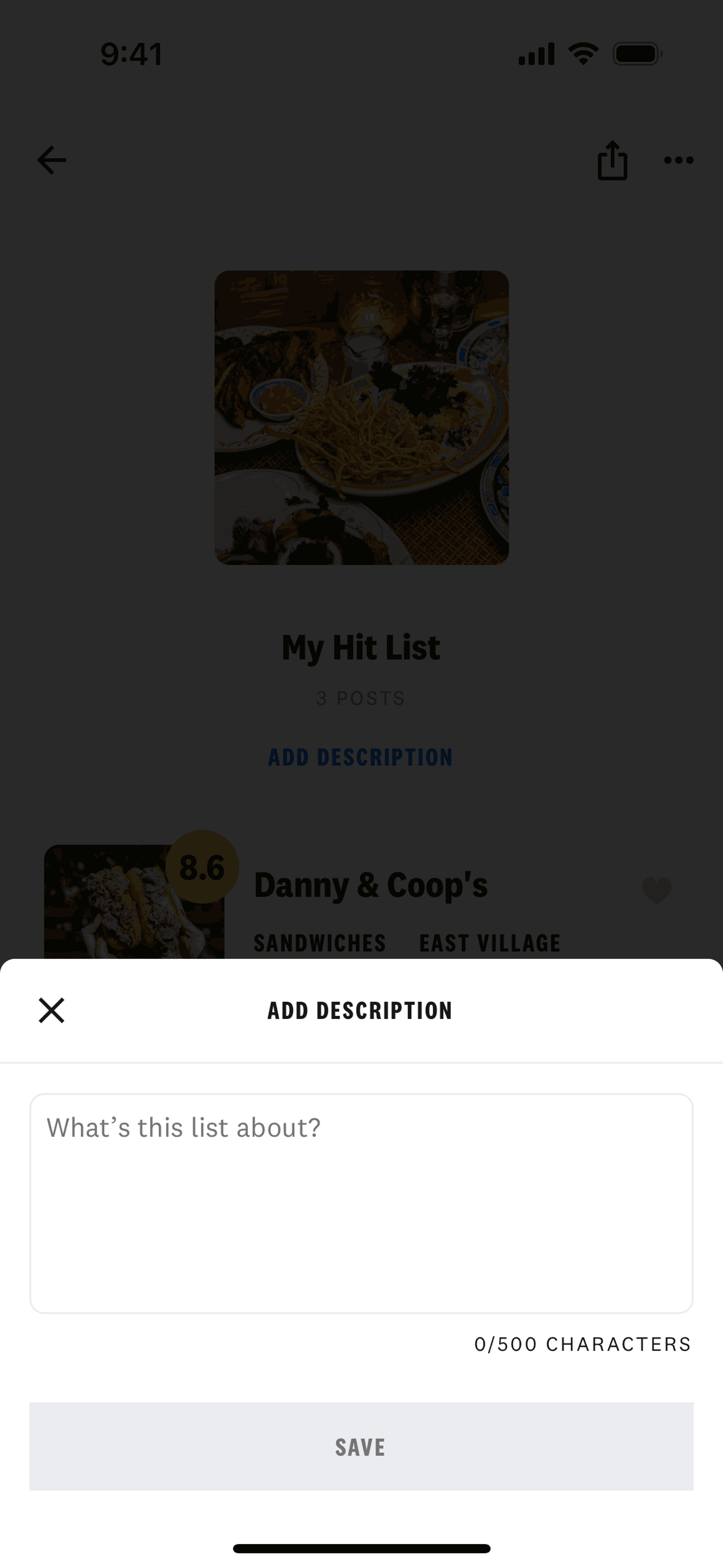 The Infatuation iOS Food & Drink interface screenshot 22