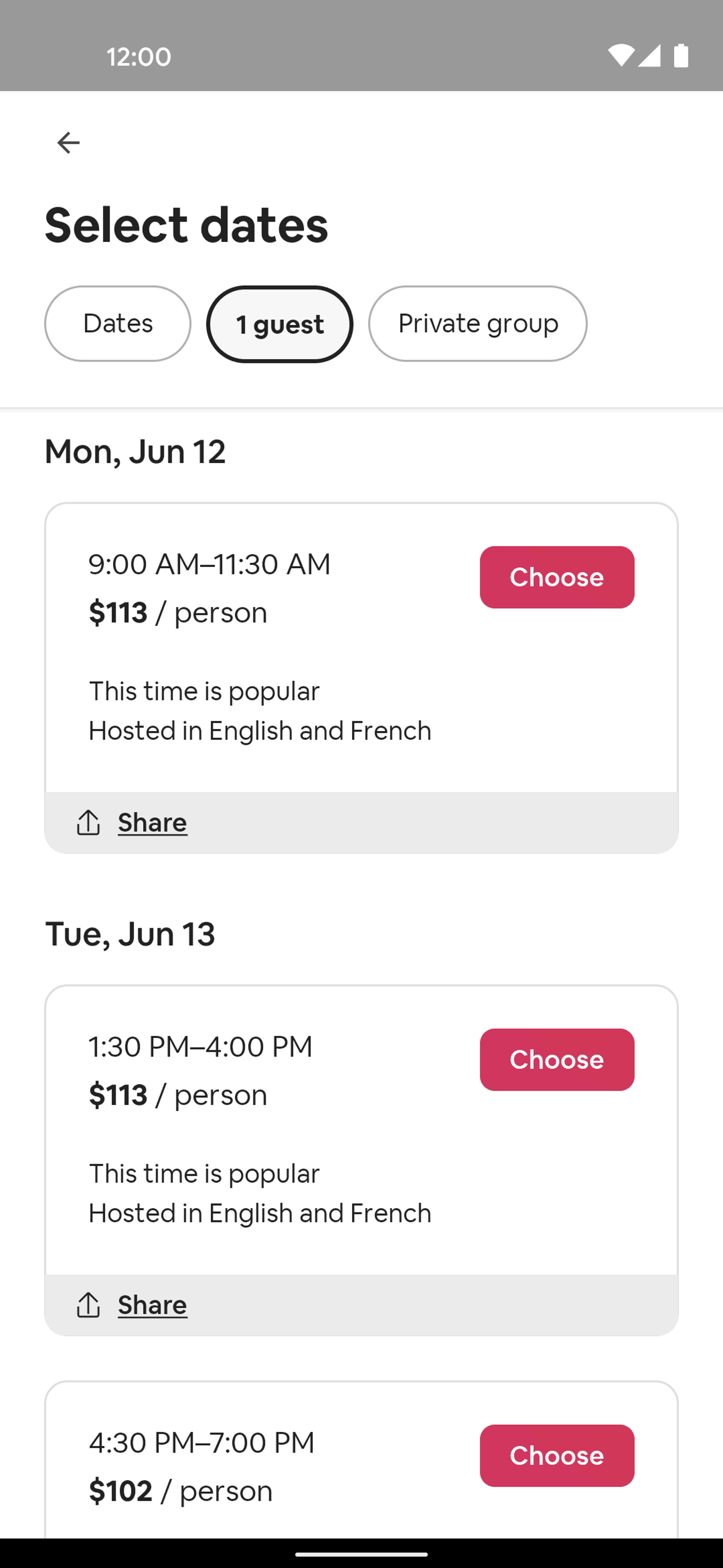 Airbnb Android Real Estate interface screenshot 13