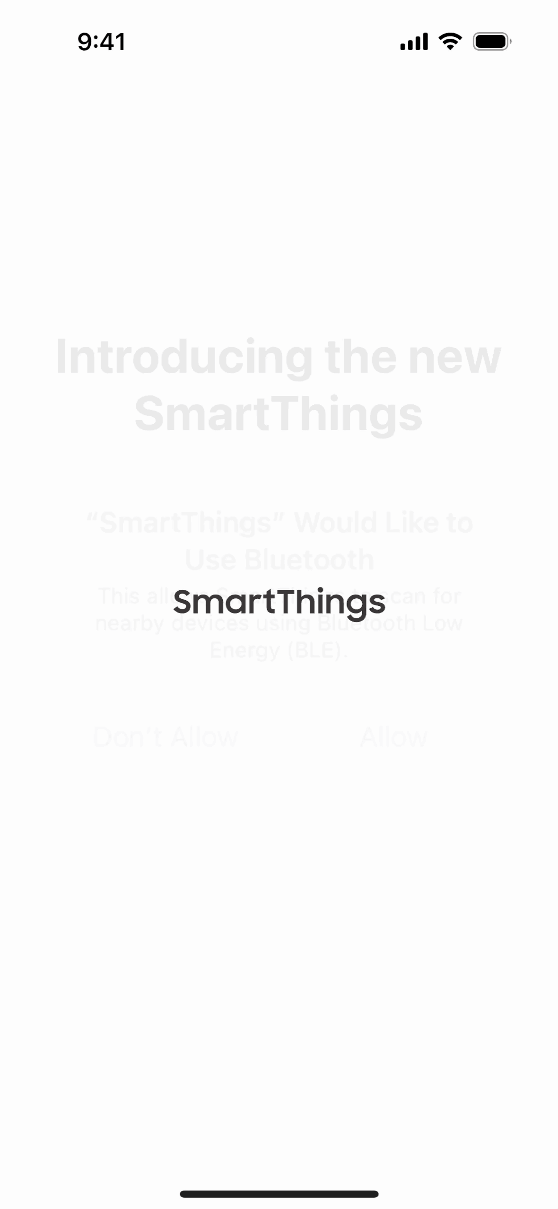 SmartThings iOS Productivity interface screenshot 1