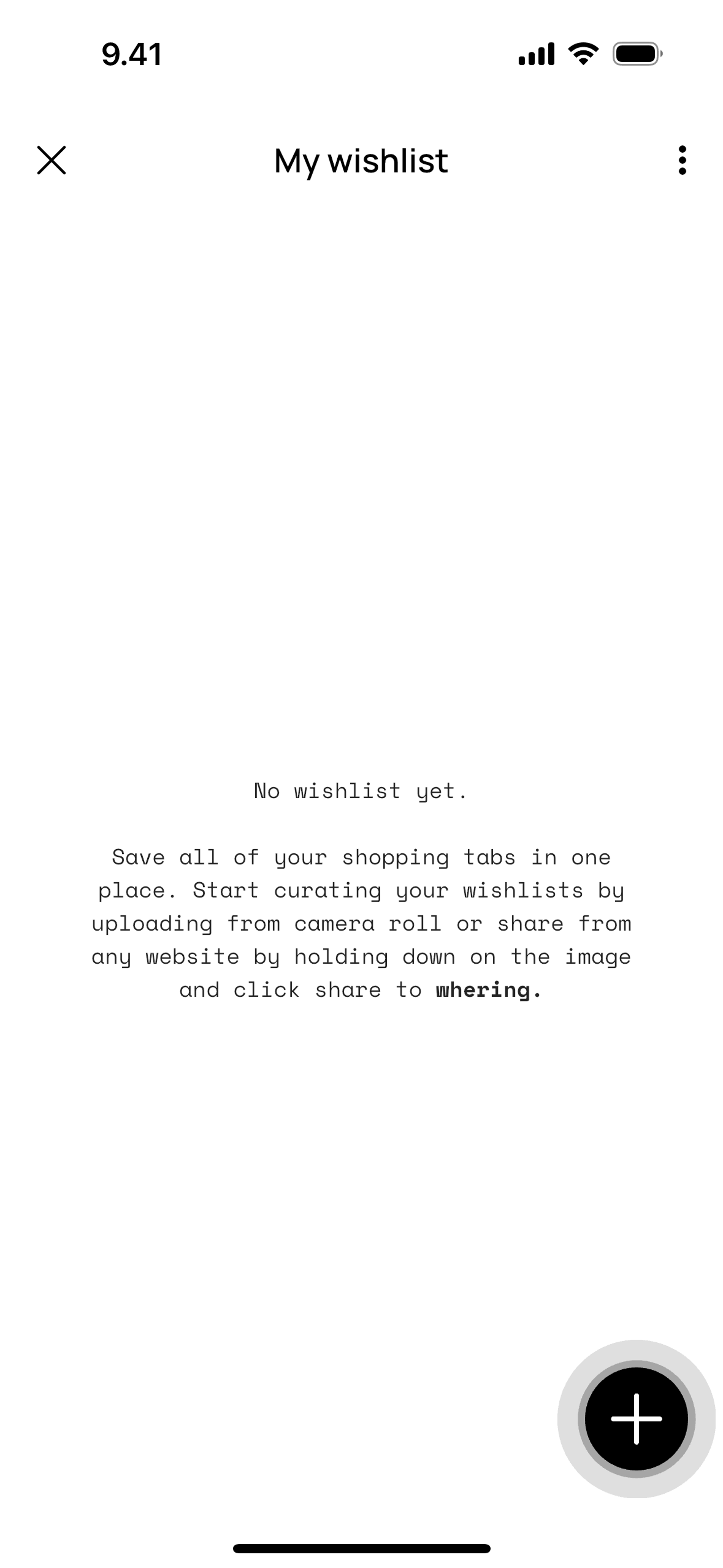 Whering iOS Lifestyle interface screenshot 21