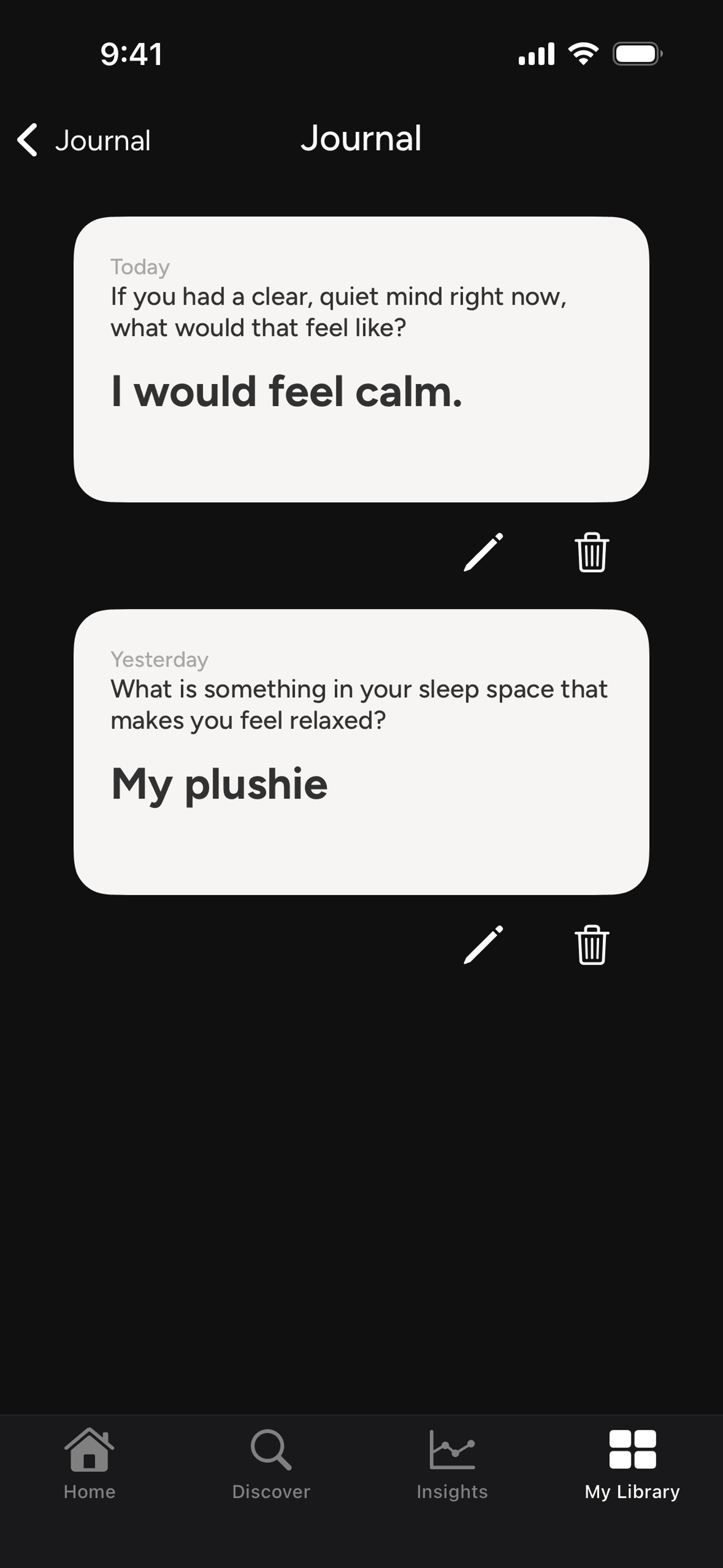 Calm Sleep iOS Health & Fitness interface screenshot 21