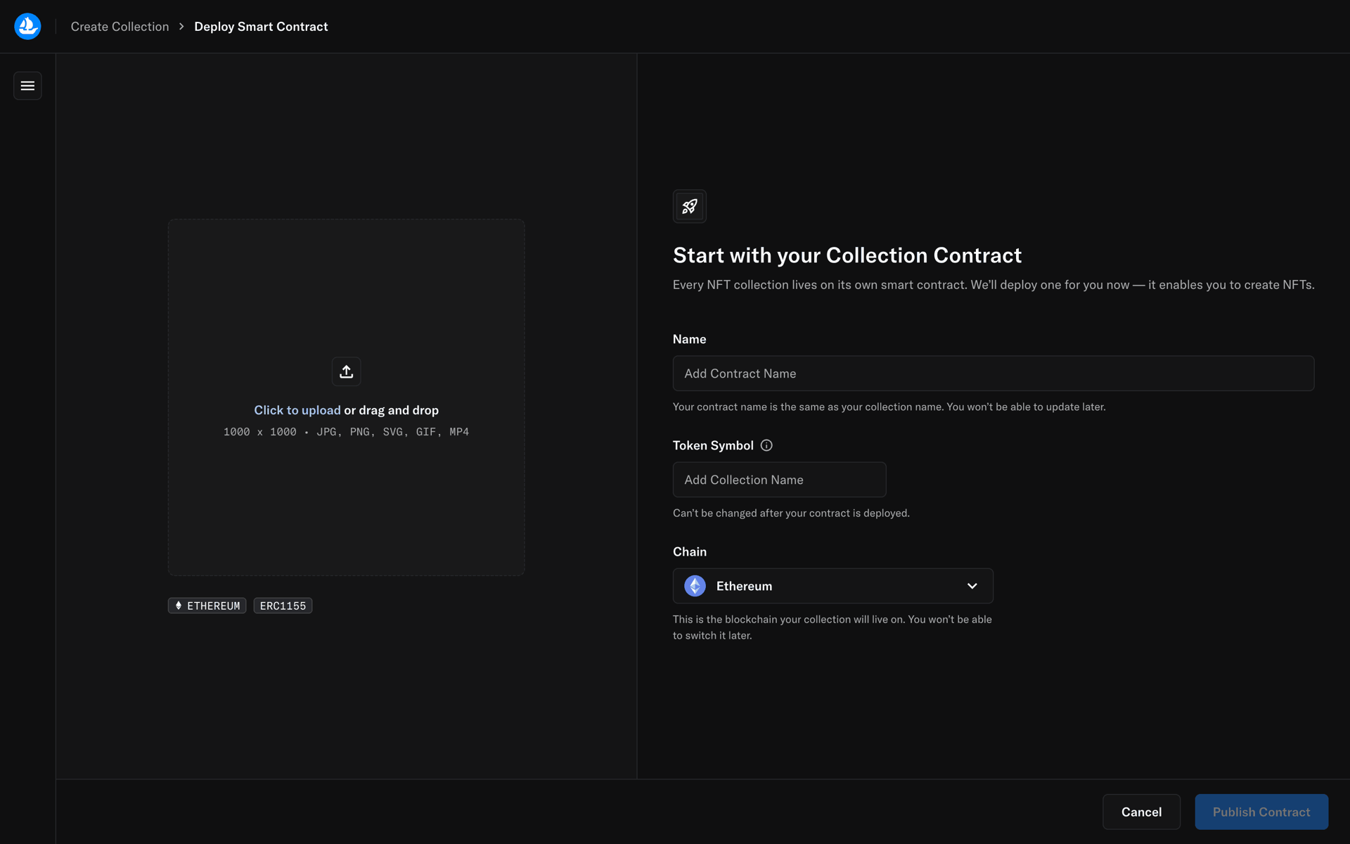 OpenSea Web Crypto & Web3 interface screenshot 13