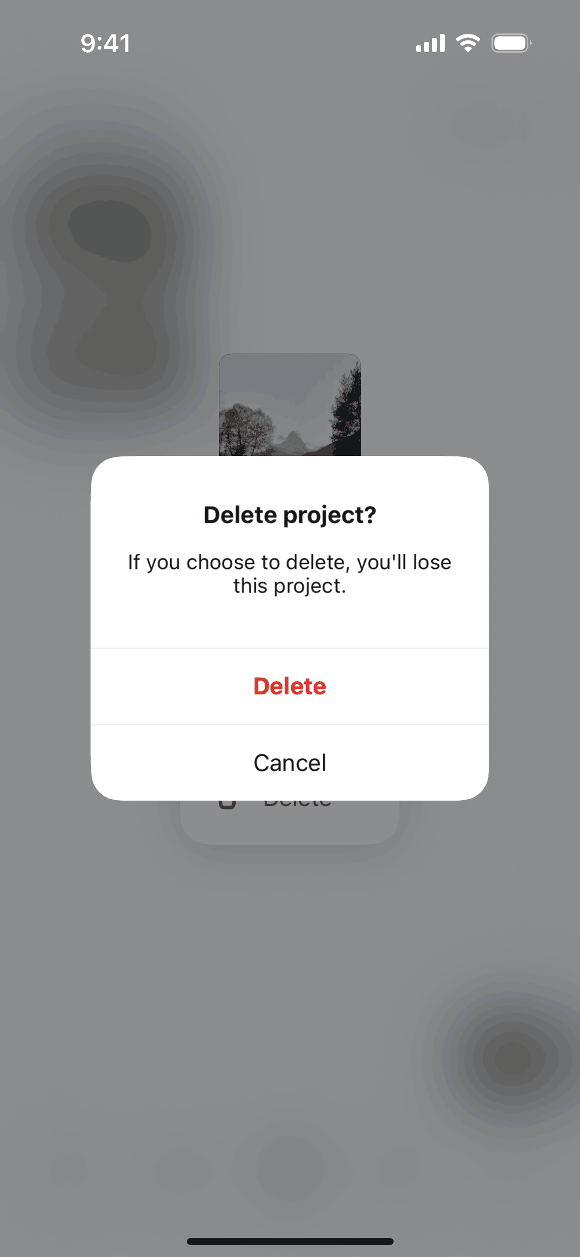 Edits iOS Photo & Video interface screenshot 6