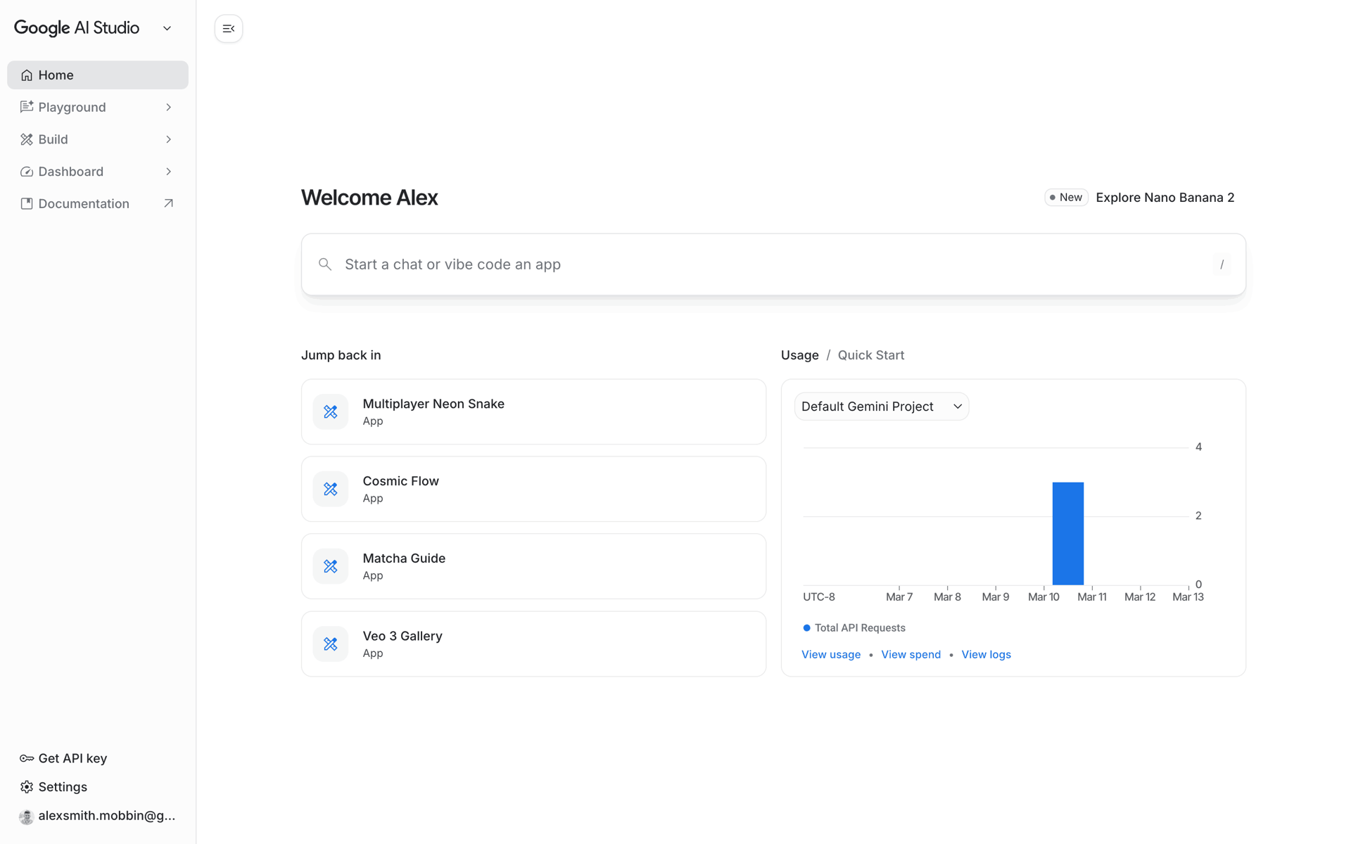 Google AI Studio Web machine learning interface screenshot 7