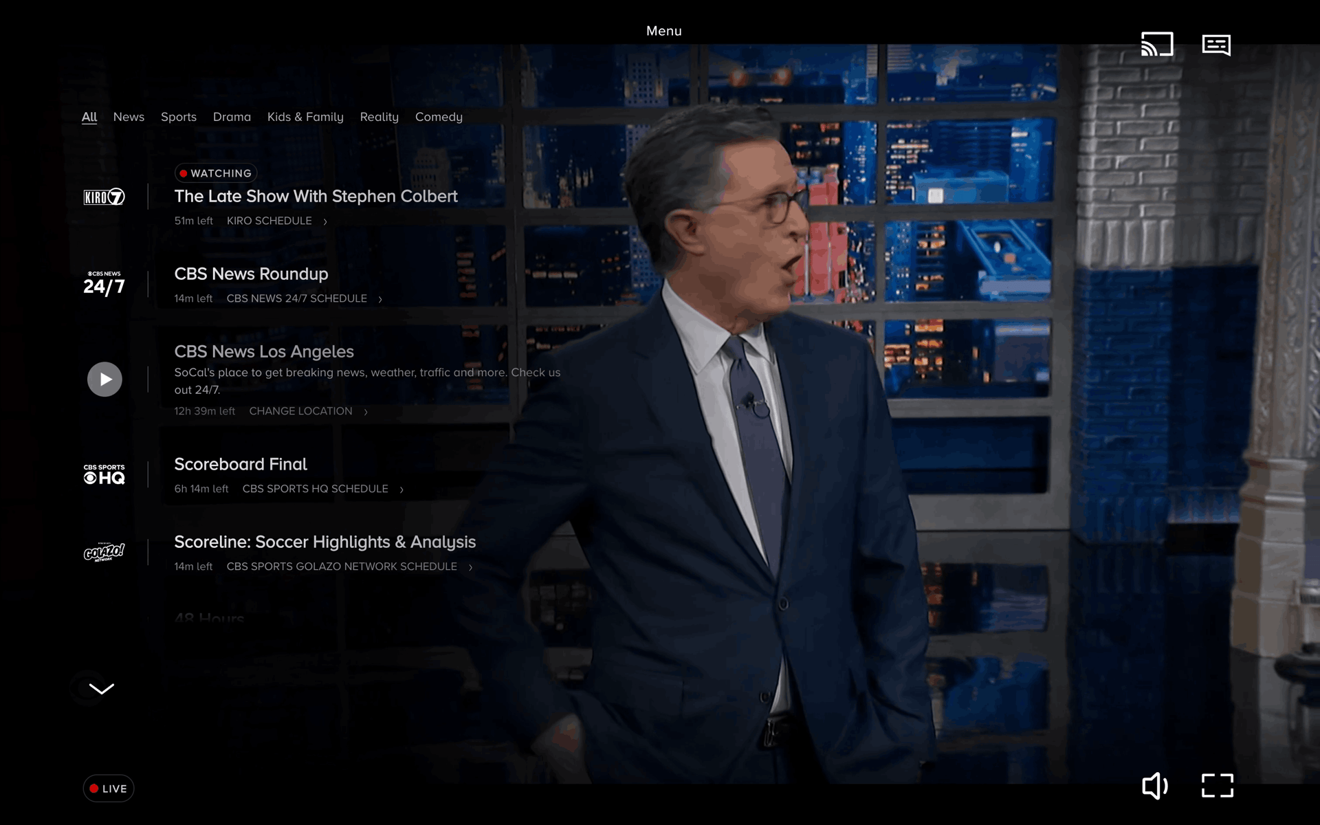 Paramount+ Web streaming interface screenshot 20
