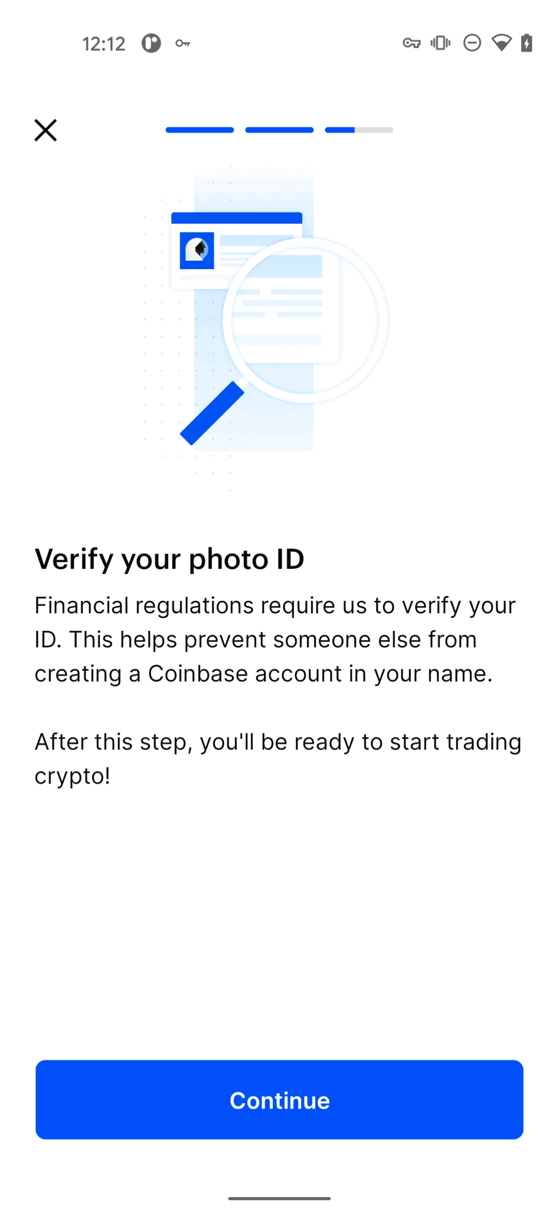 Coinbase Android Finance interface screenshot 23