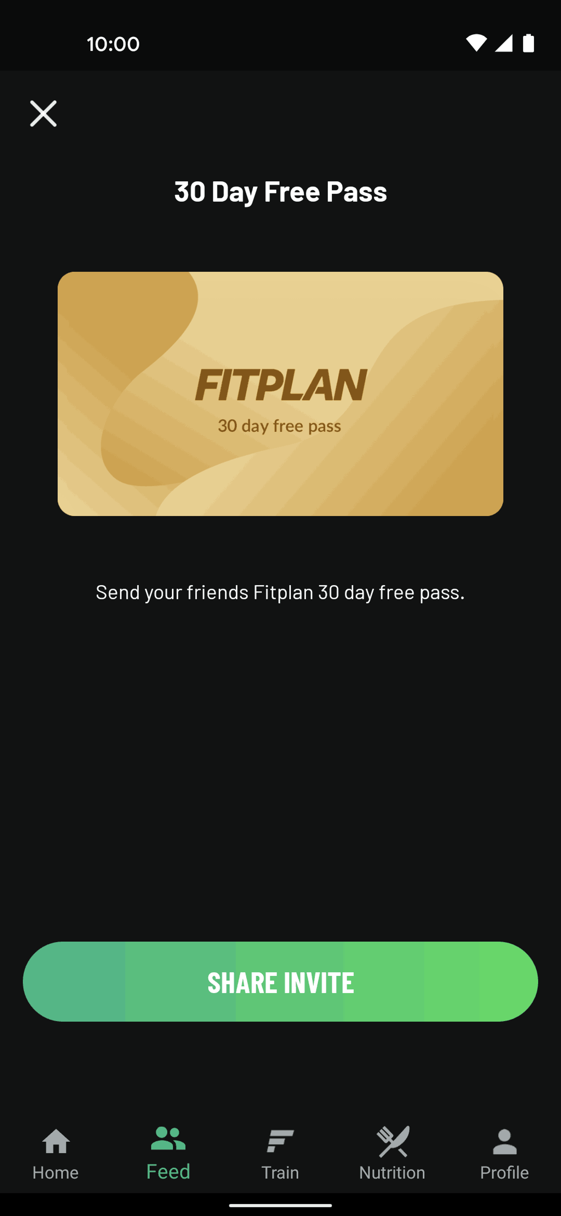 Fitplan Android Health & Fitness interface screenshot 8