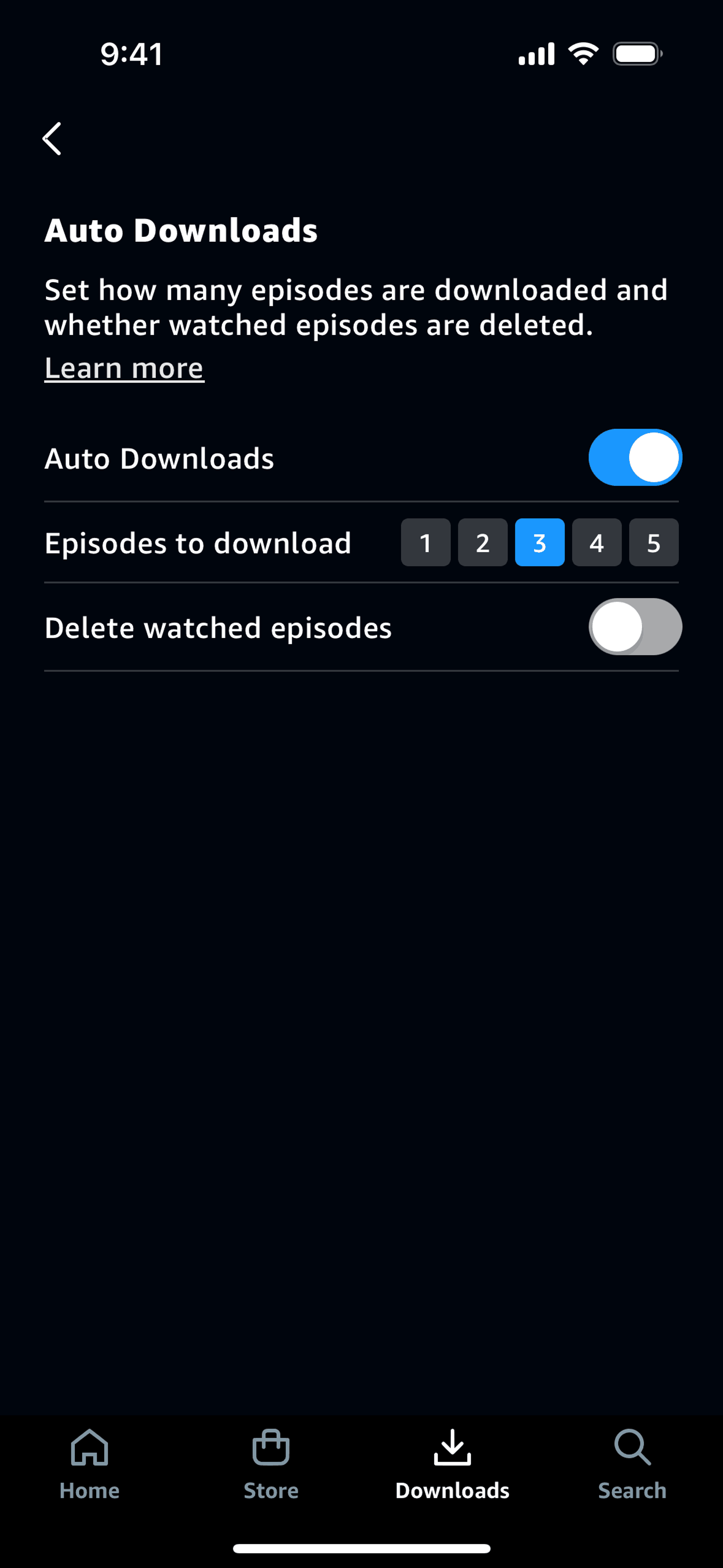 Prime Video iOS Entertainment interface screenshot 8