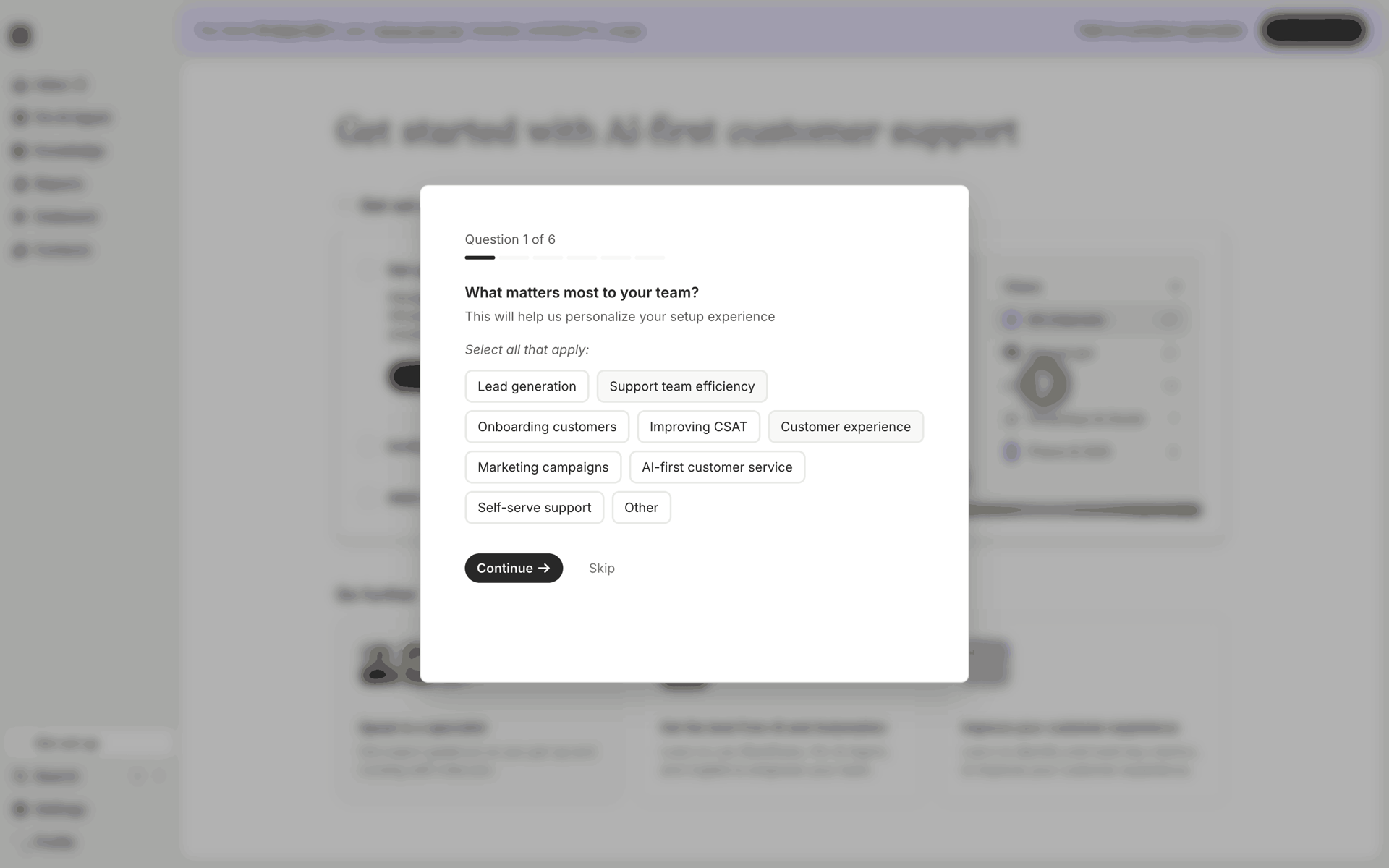 Intercom Web Business interface screenshot 22