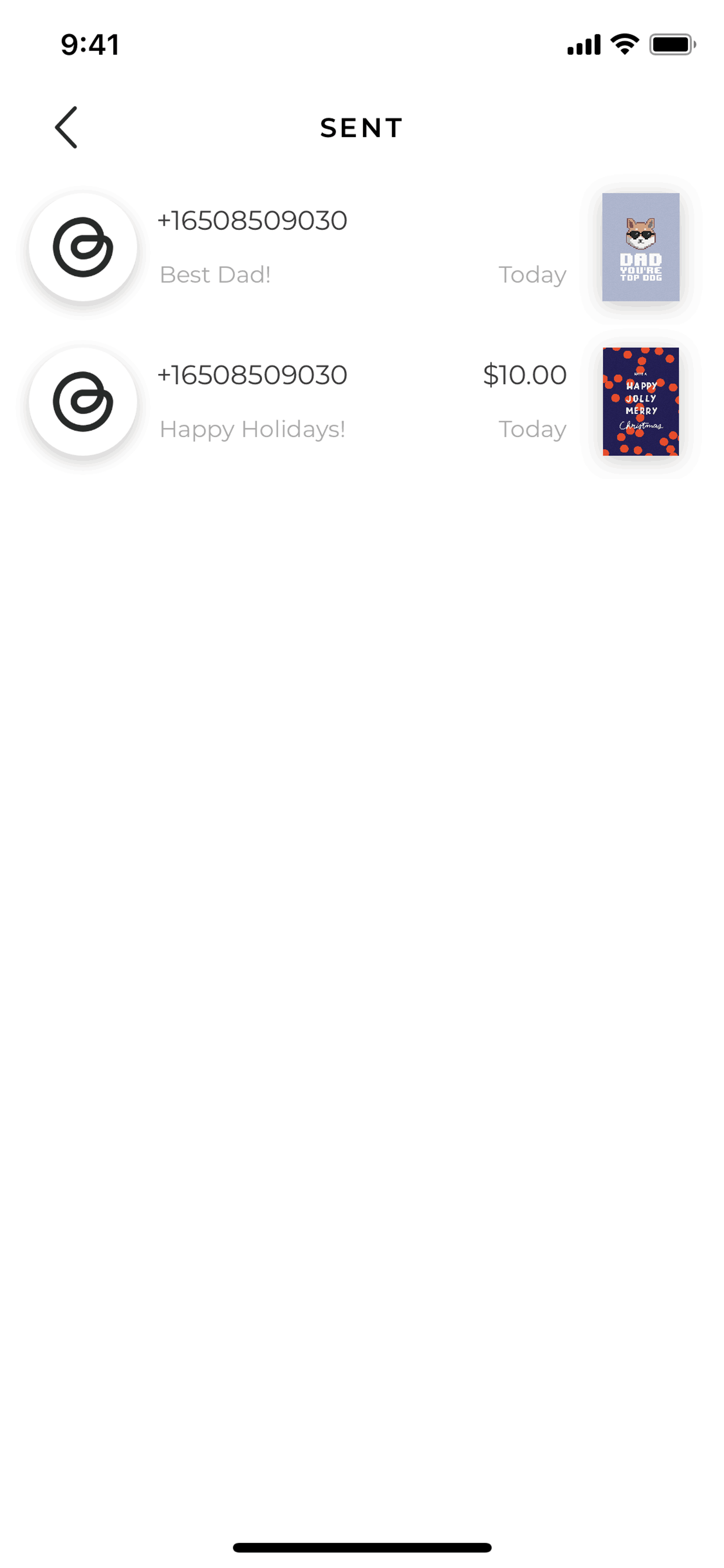 Givingli iOS Lifestyle interface screenshot 10