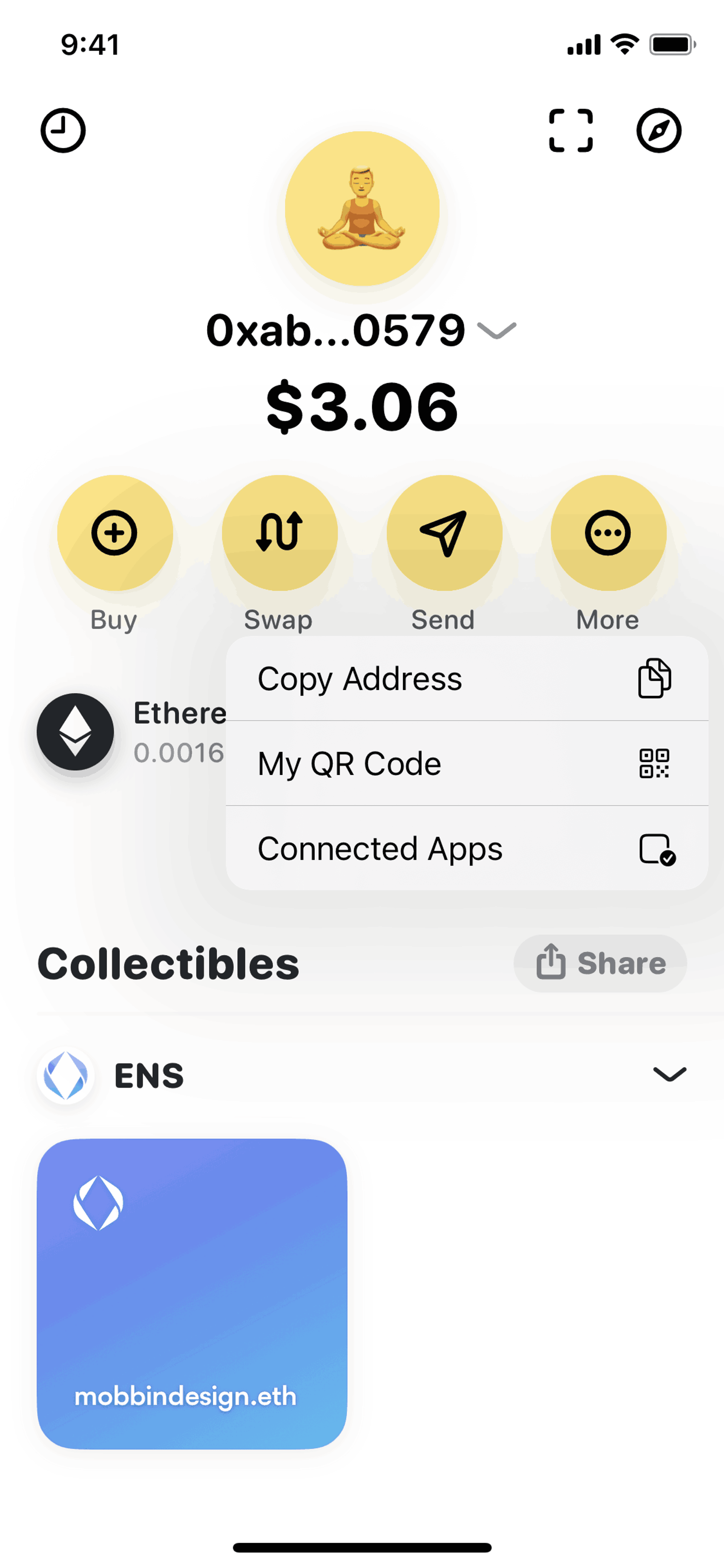 Rainbow iOS Finance interface screenshot 5