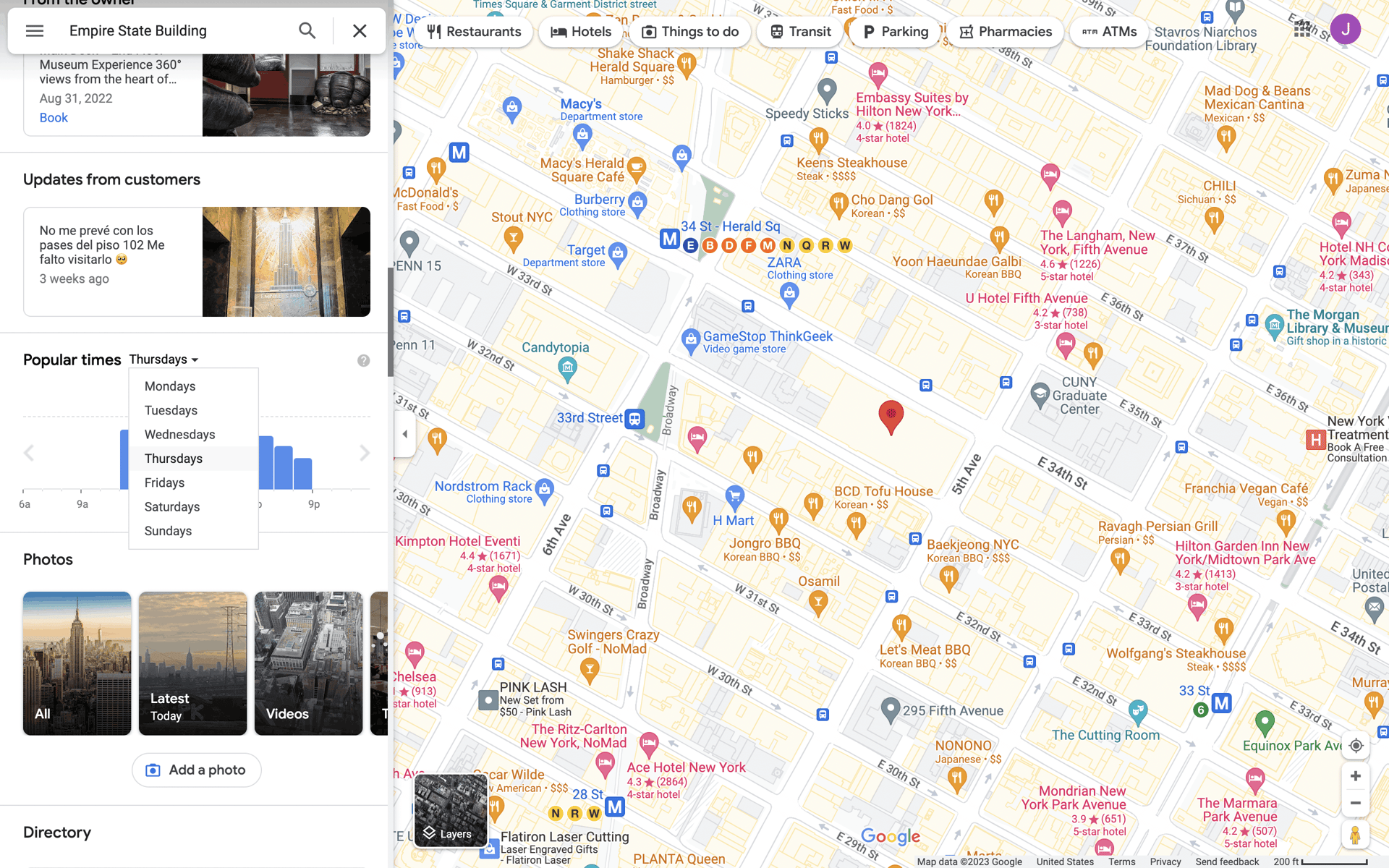 Google Maps Web Maps & Navigation interface screenshot 13