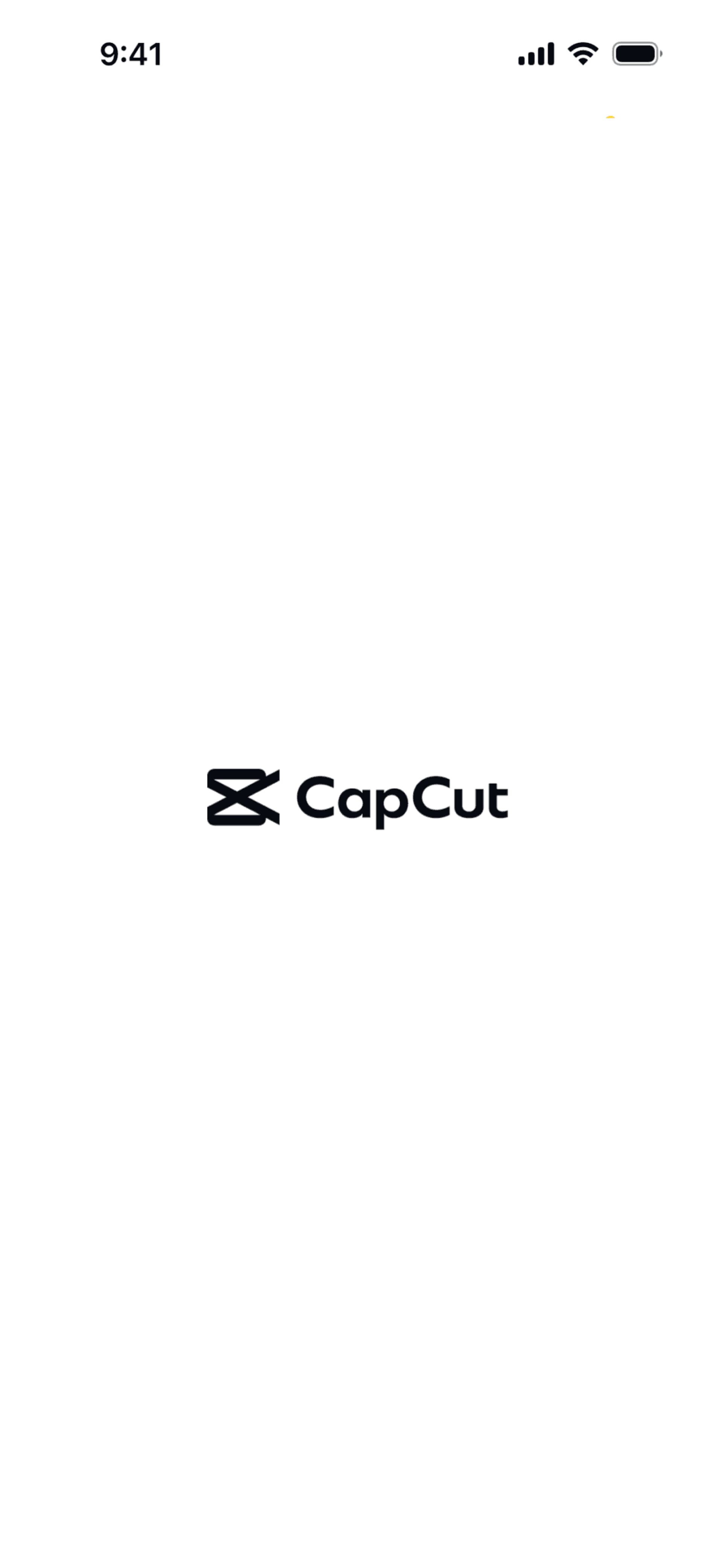 CapCut iOS Photo & Video interface screenshot 1