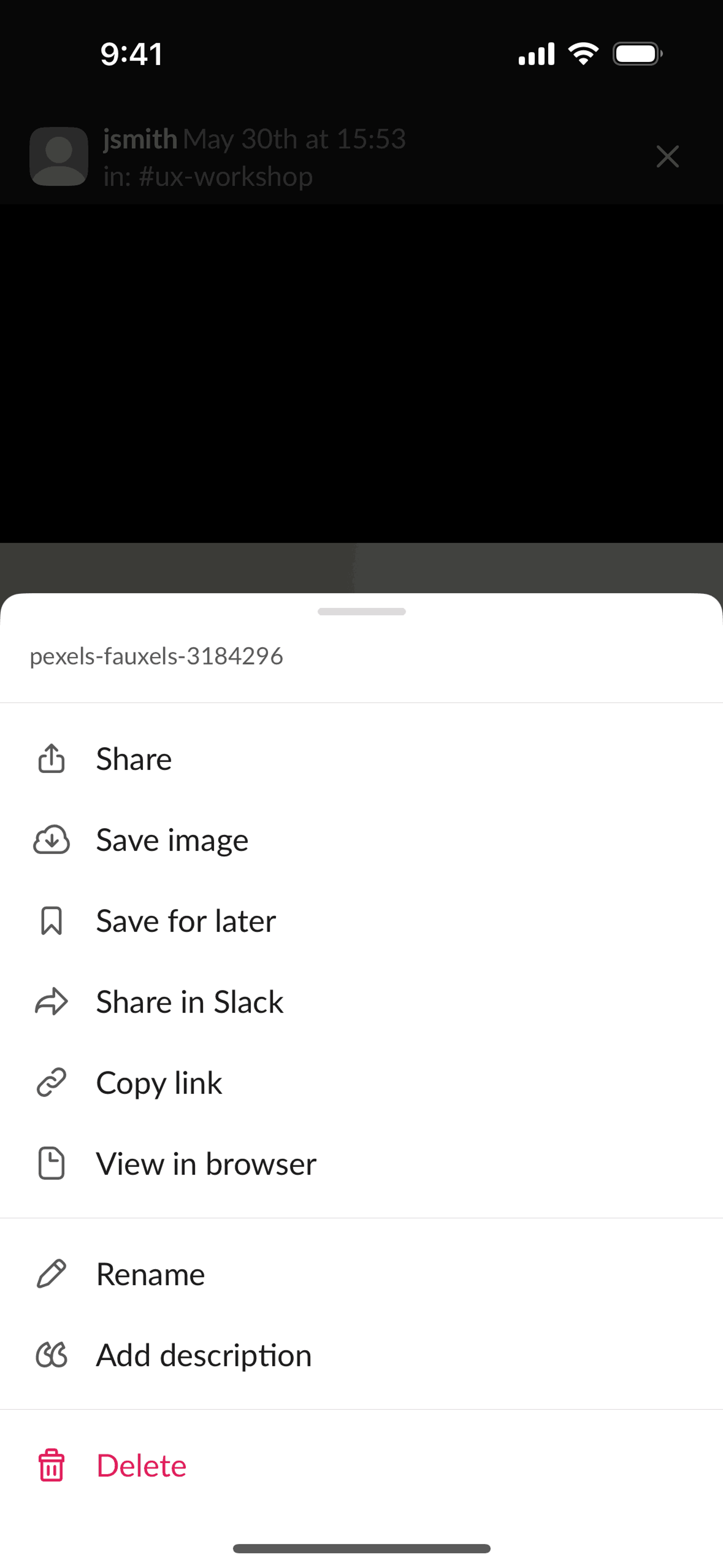 Slack iOS Business interface screenshot 13