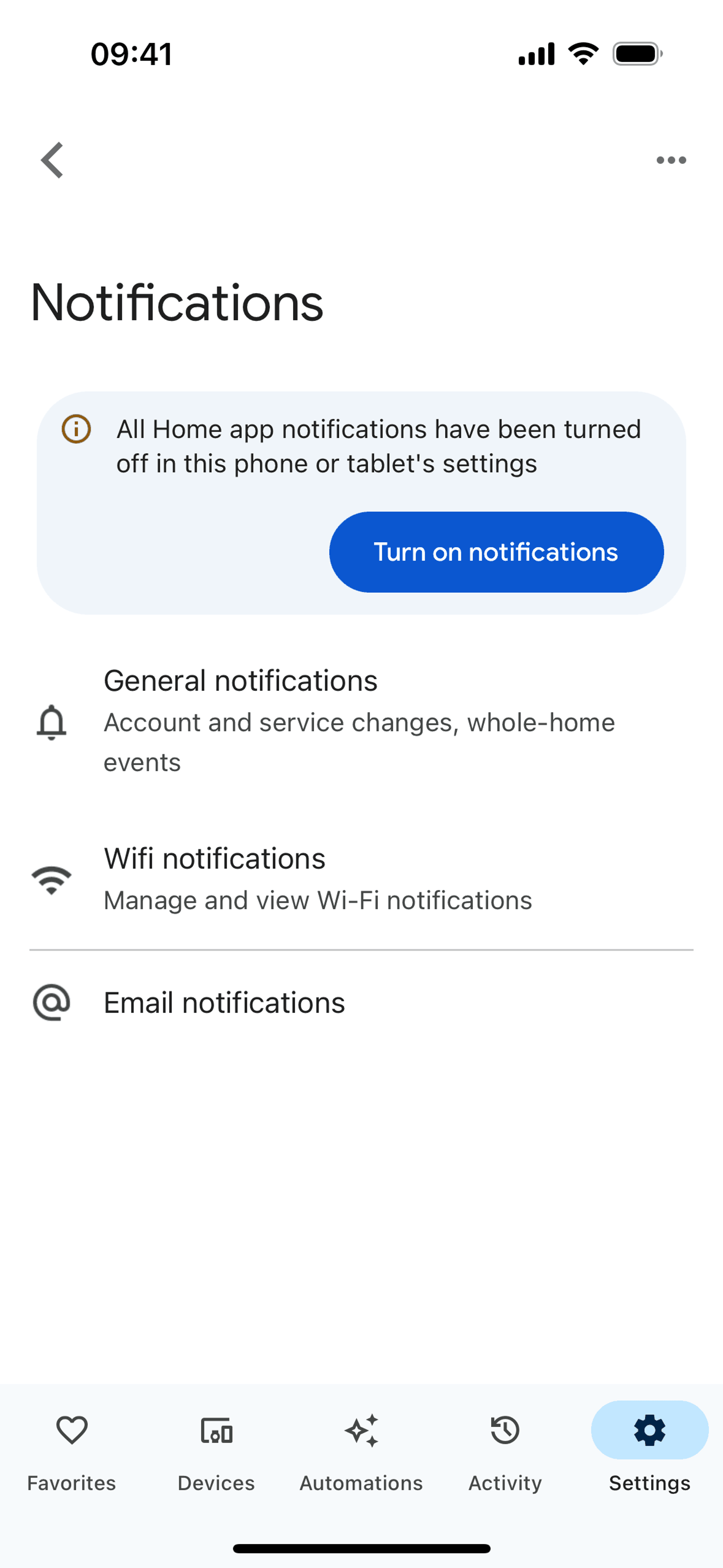 Google Home iOS AI interface screenshot 13
