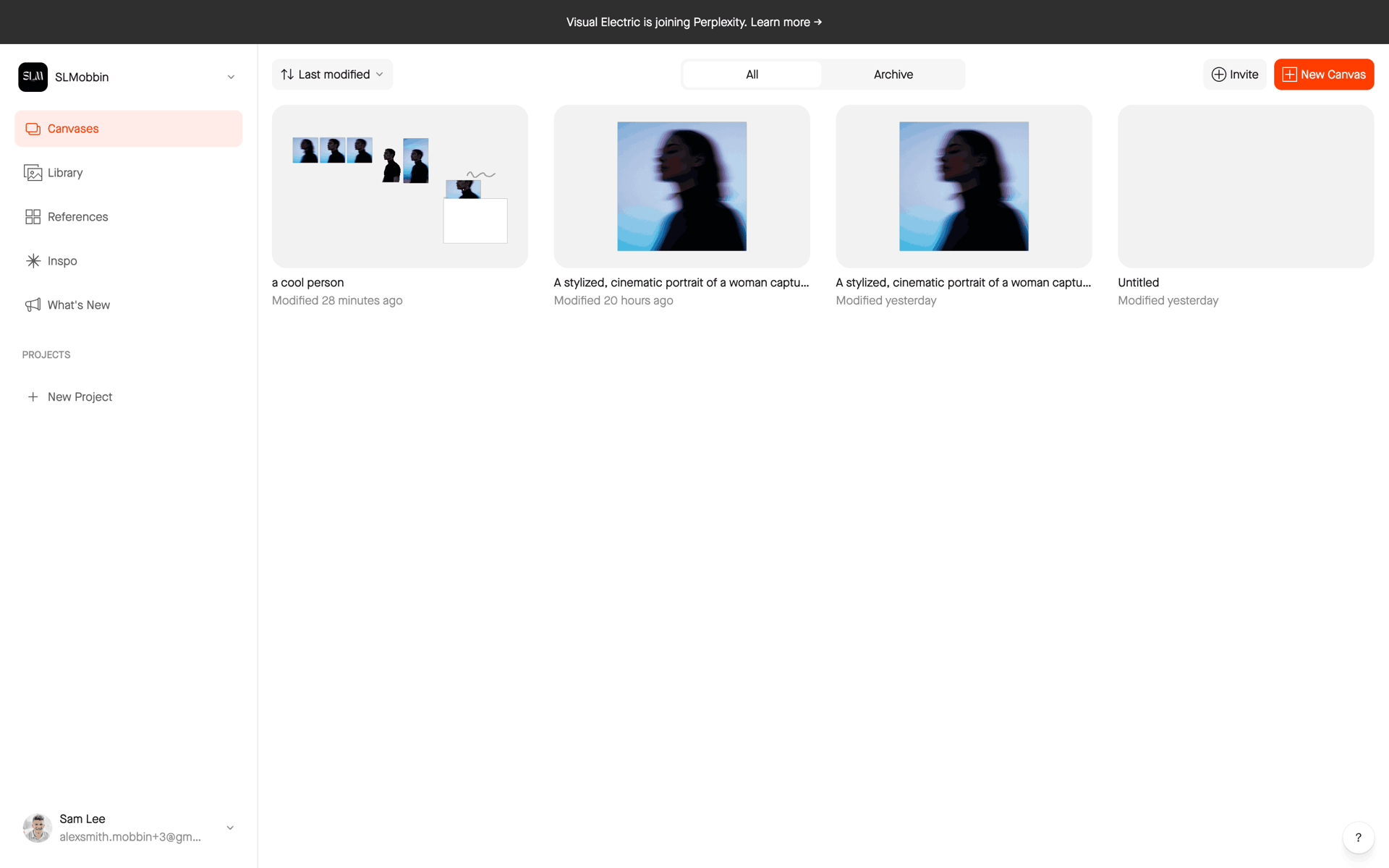 Visual Electric Web AI interface screenshot 21