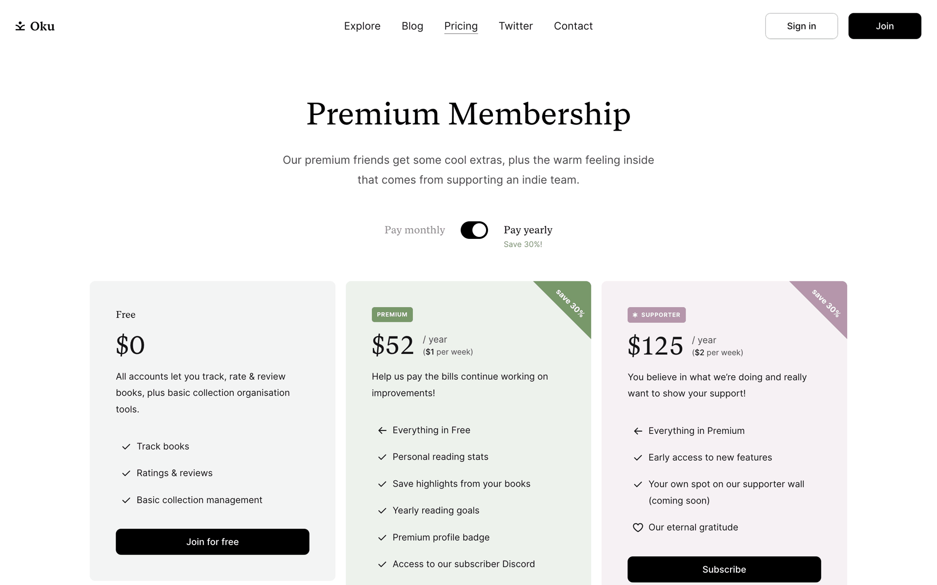 Oku Web Lifestyle interface screenshot 18