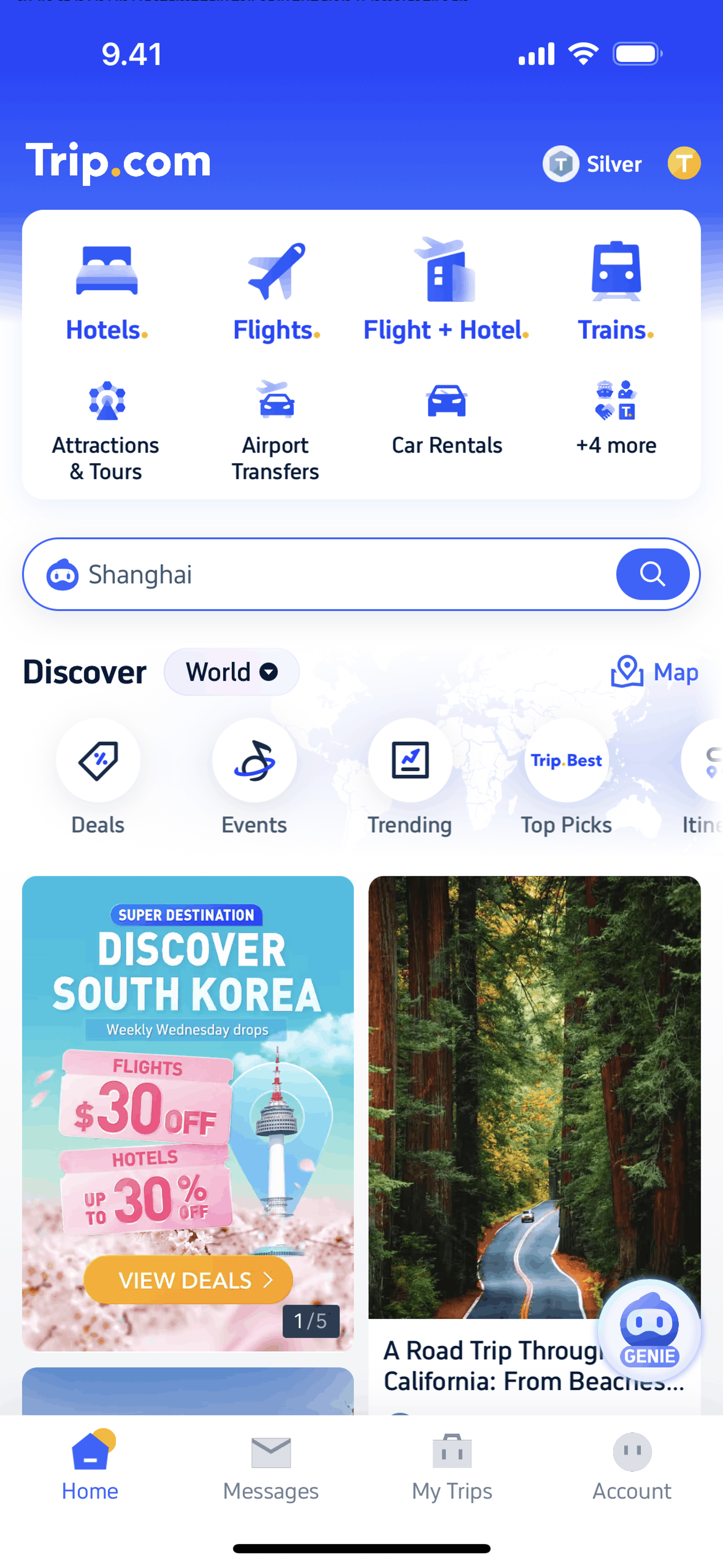 Trip.com iOS Travel & Transportation interface screenshot 11