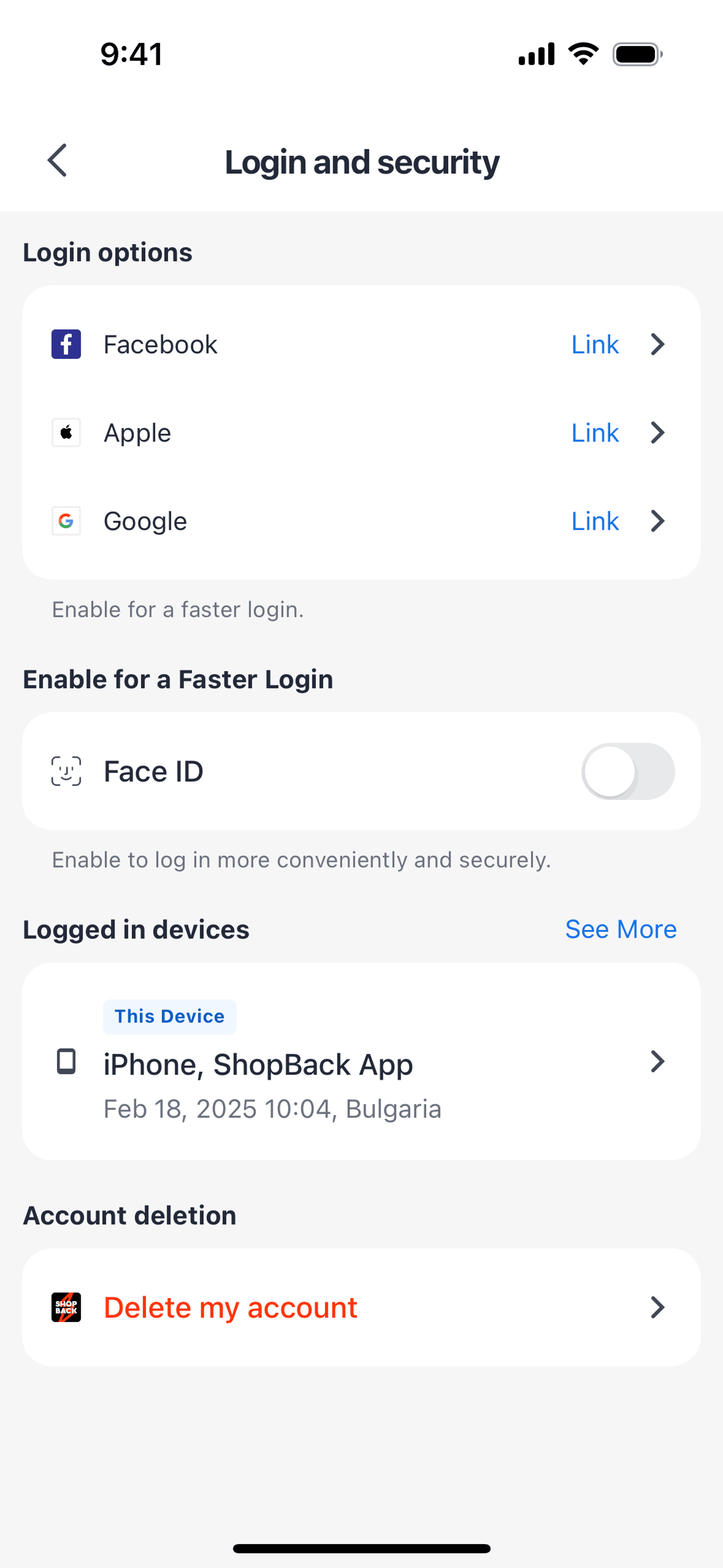 ShopBack iOS Shopping interface screenshot 17