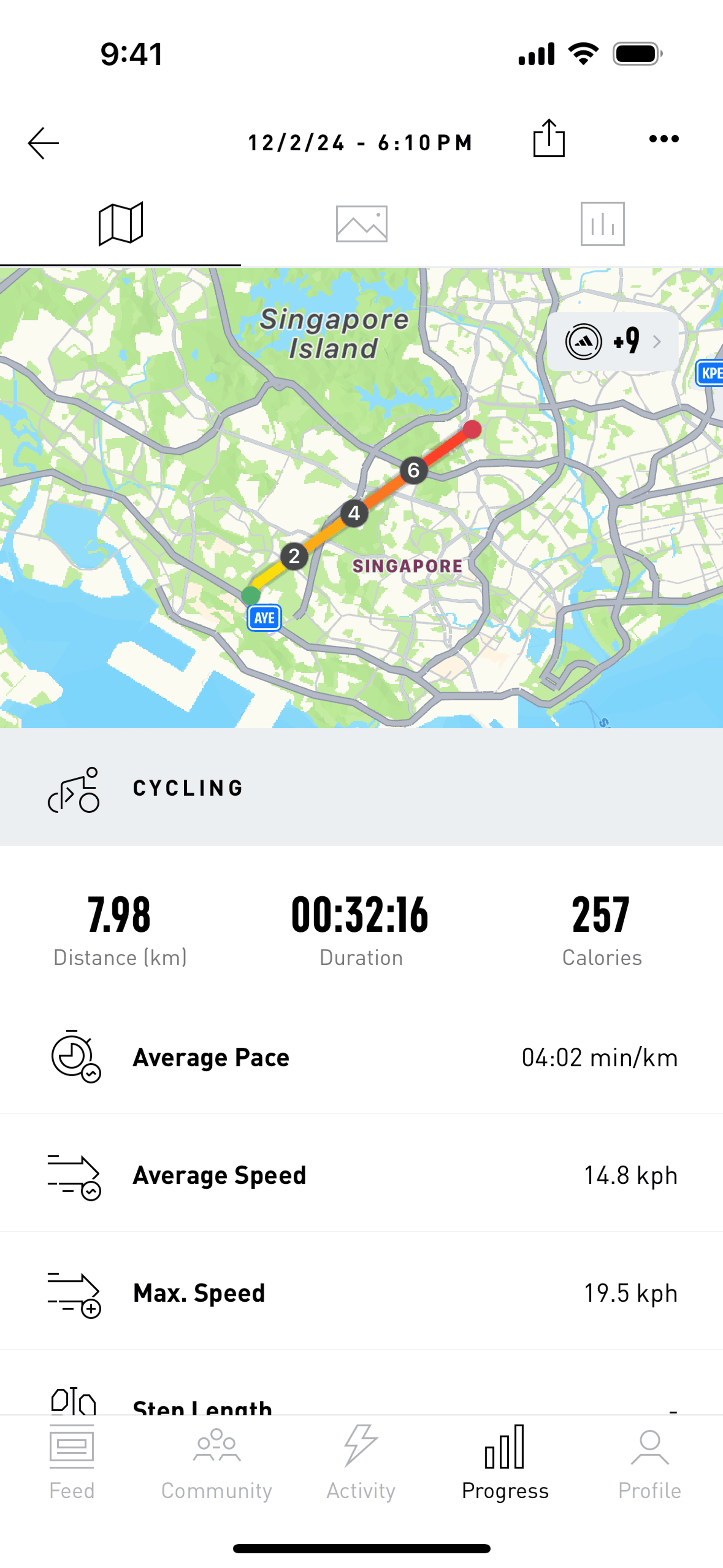 adidas Running iOS Health & Fitness interface screenshot 23