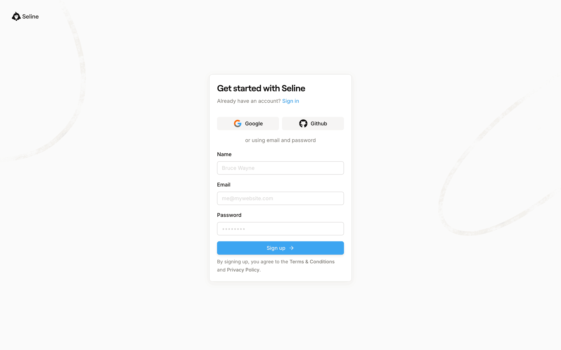 Seline Web Developer Tools interface screenshot 2
