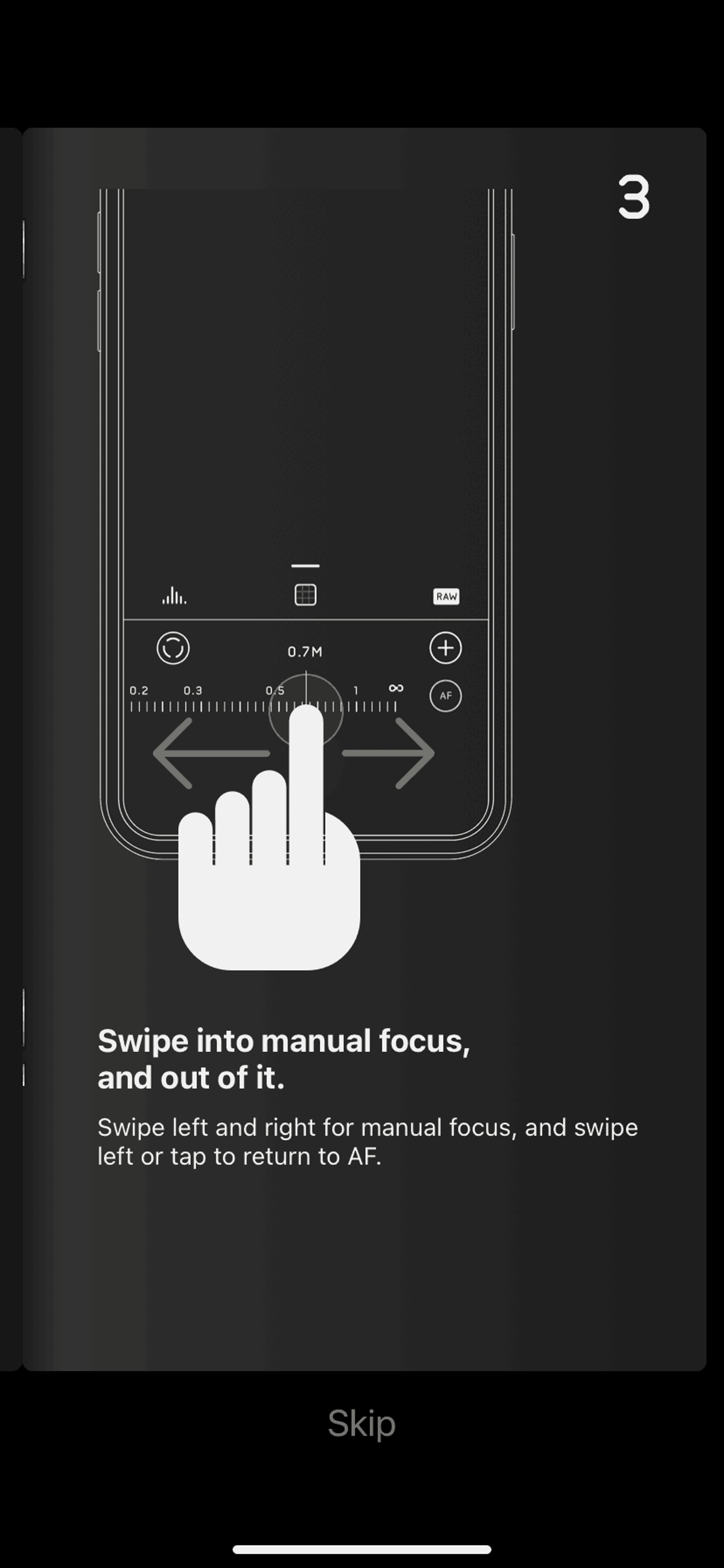 Halide iOS Photo & Video interface screenshot 3