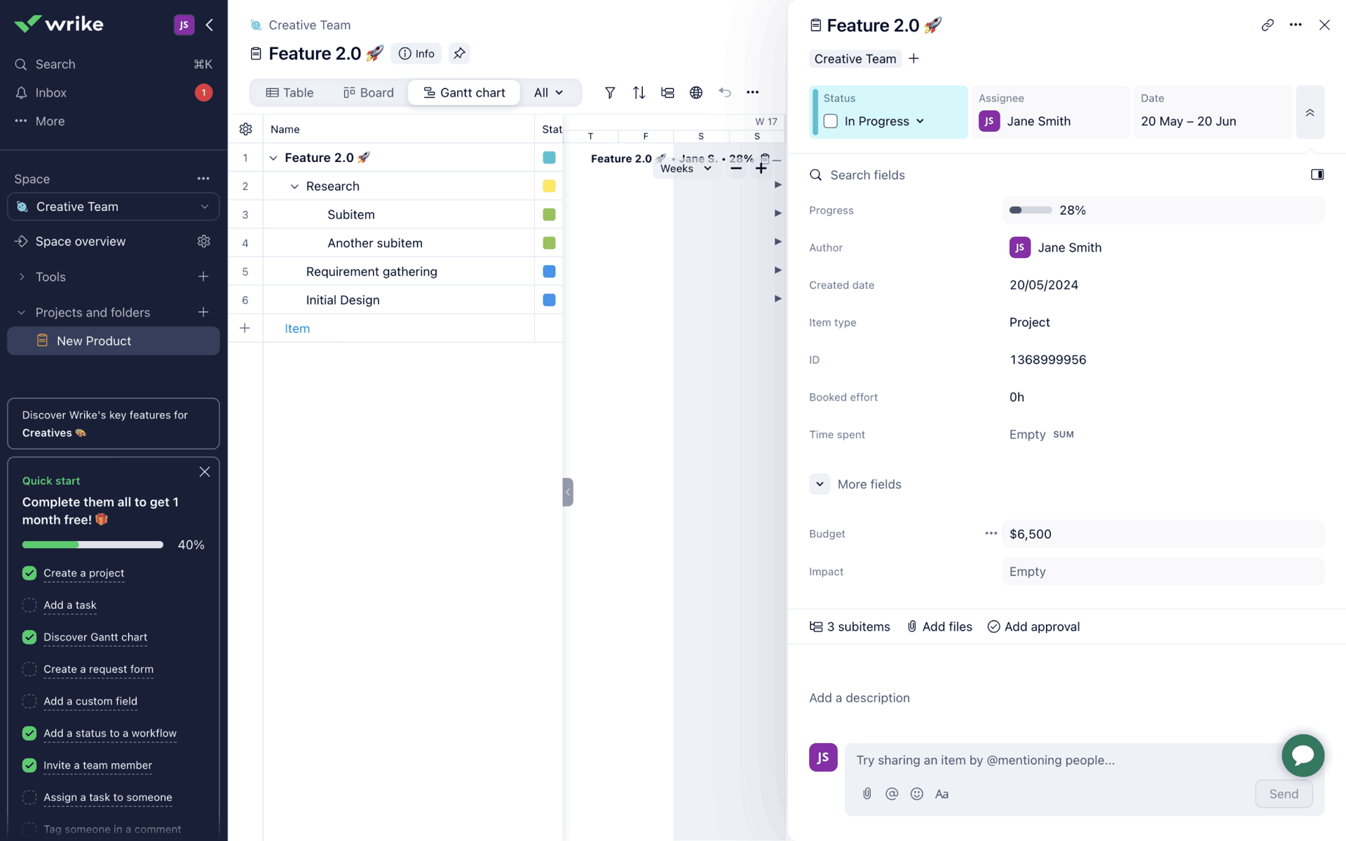 Wrike Web Productivity interface screenshot 22