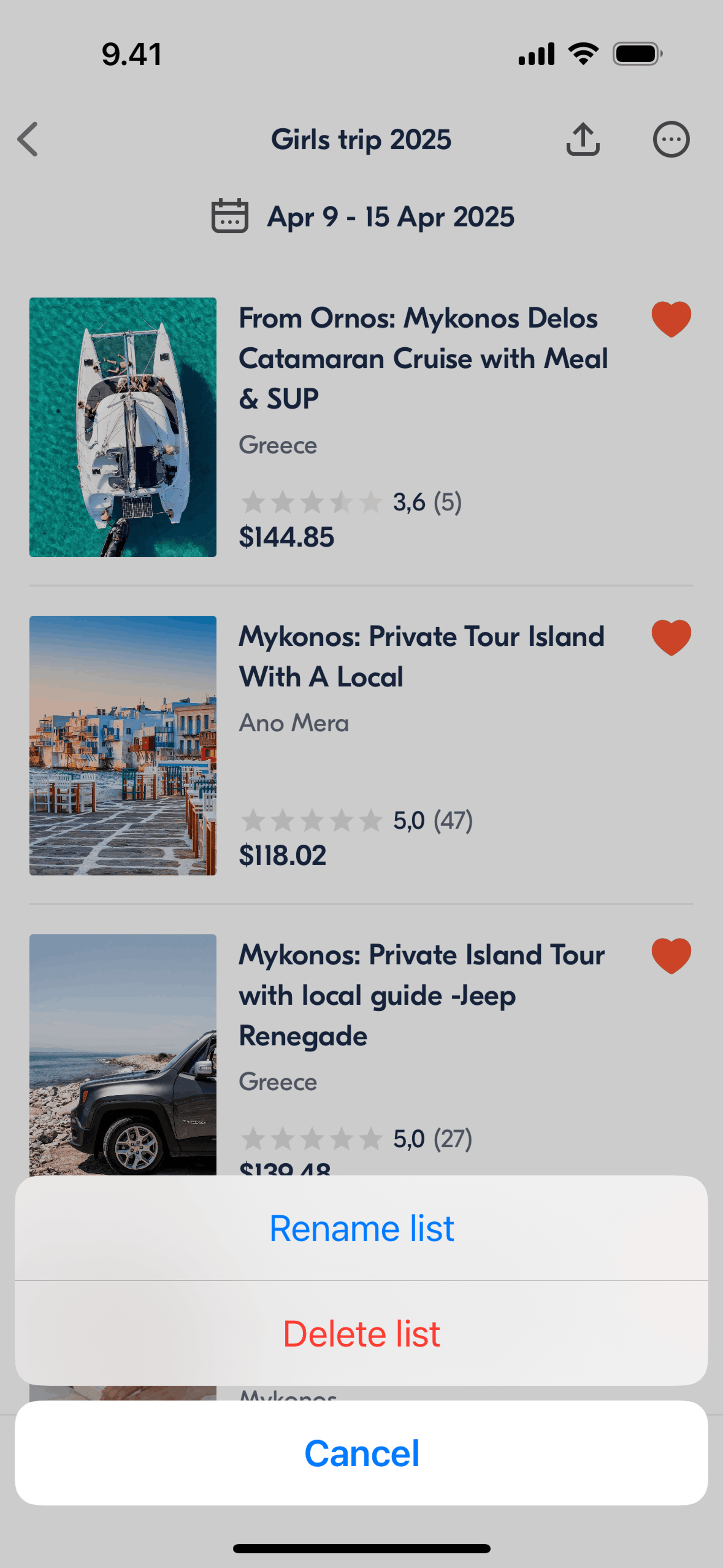 GetYourGuide iOS Travel & Transportation interface screenshot 6
