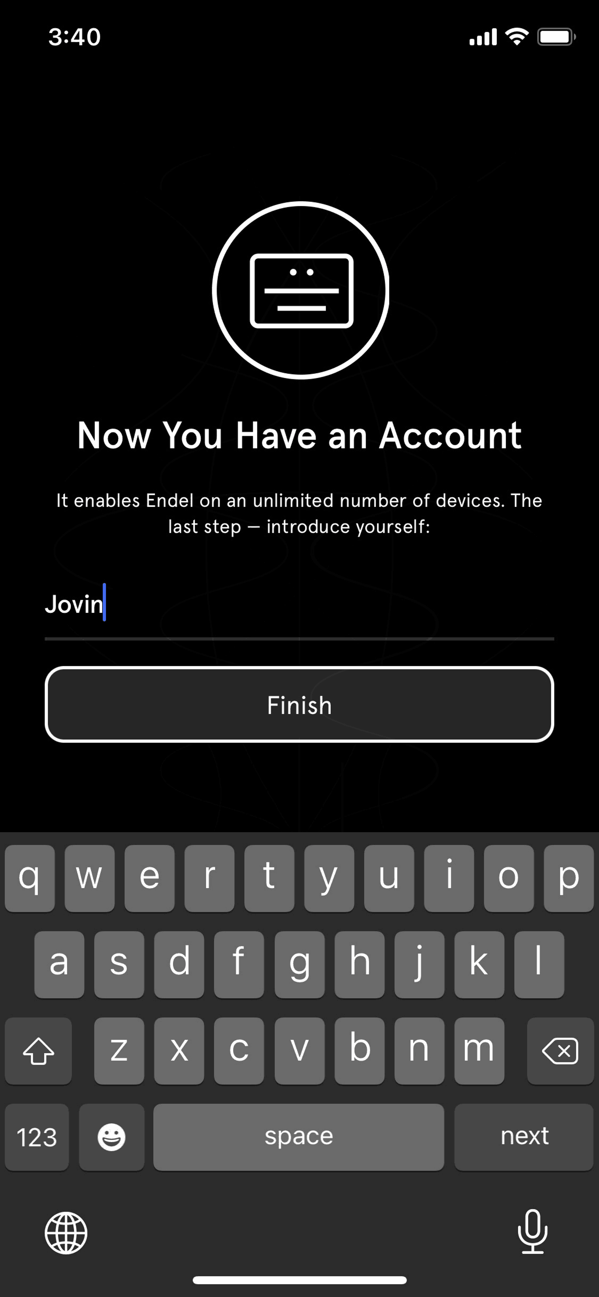 Endel iOS Health & Fitness interface screenshot 10