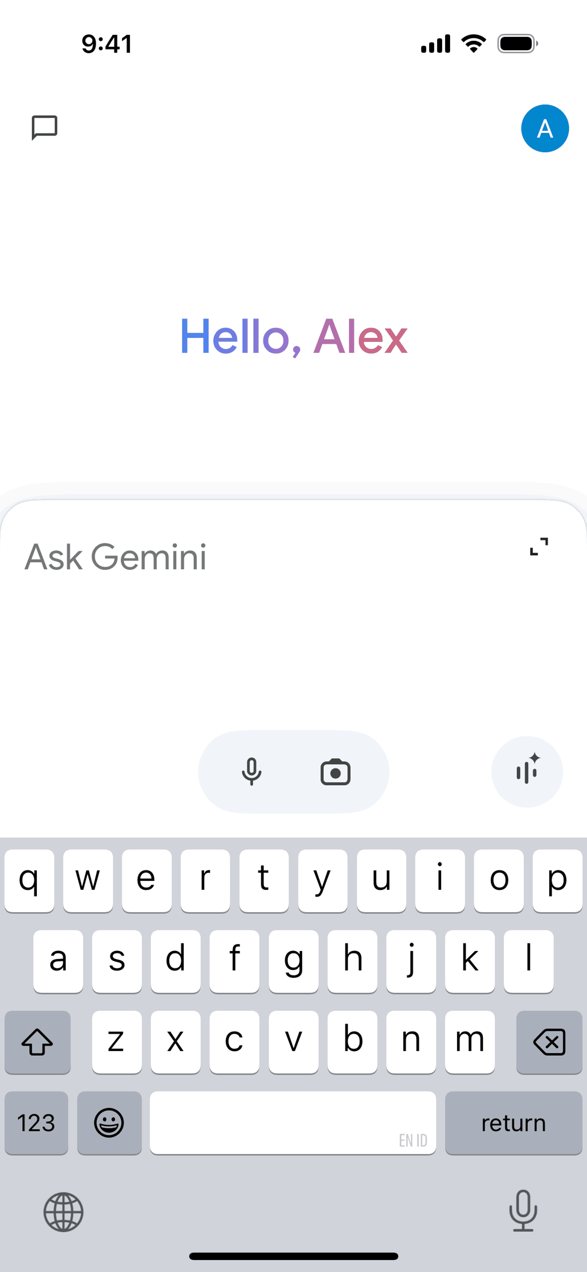Google Gemini iOS AI interface screenshot 24