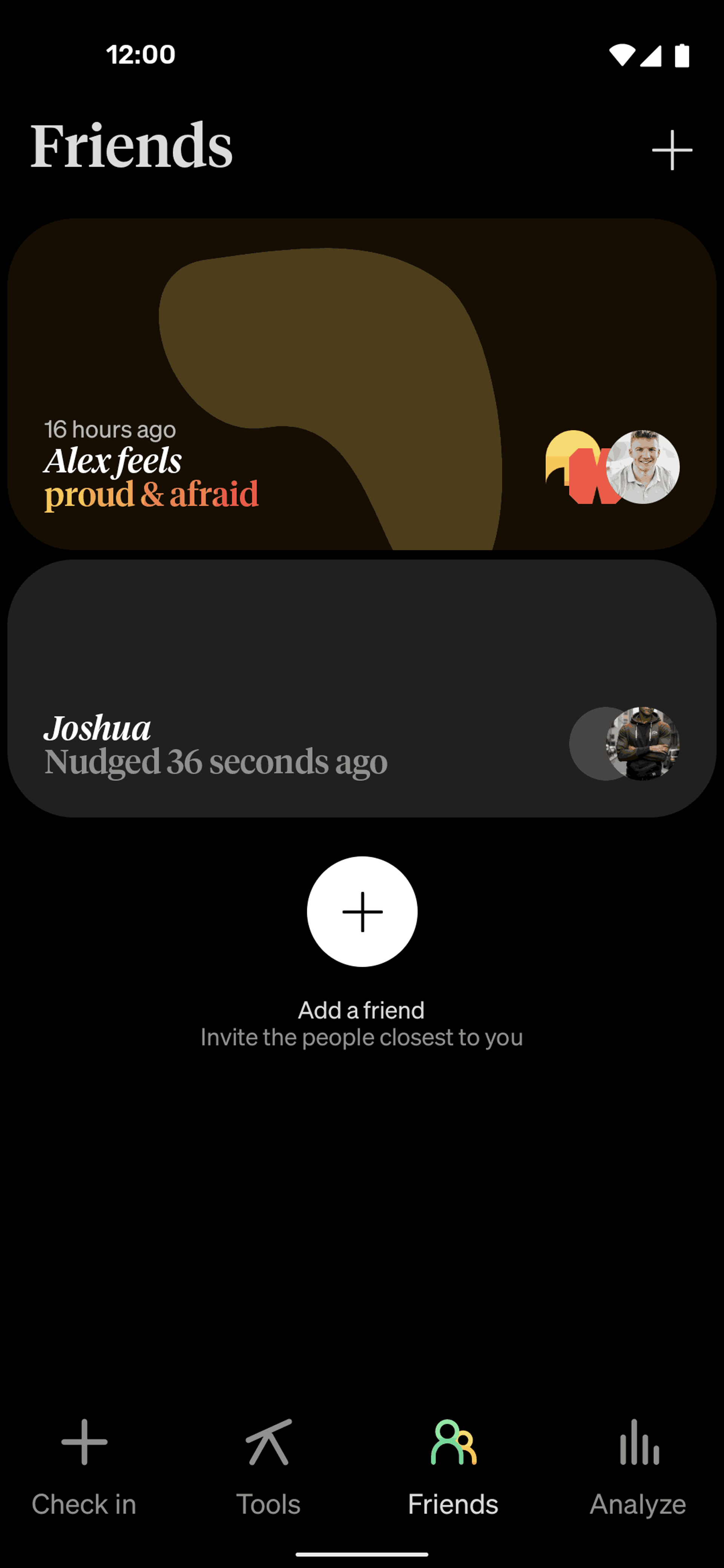 How We Feel Android Health & Fitness interface screenshot 3