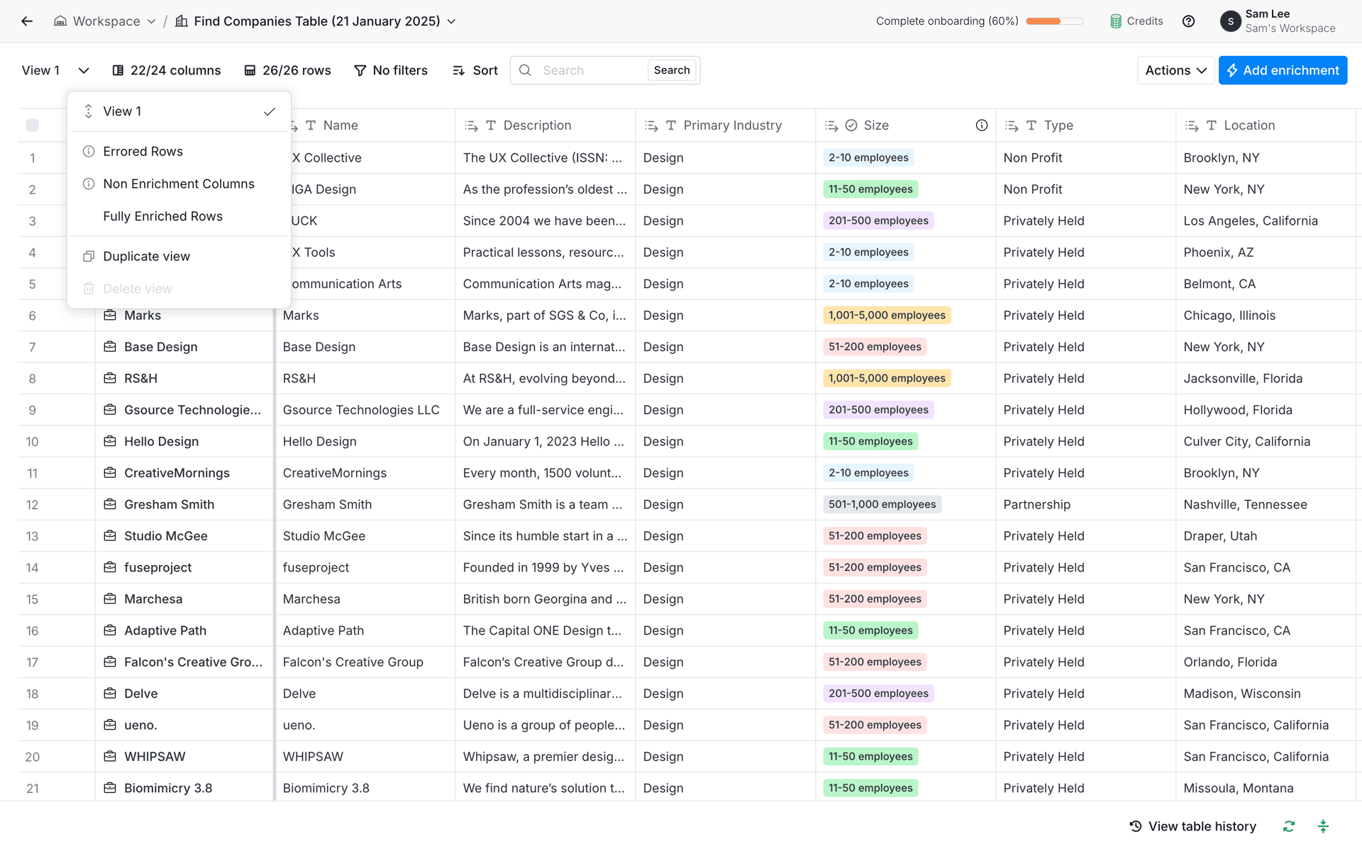 Clay Web Business interface screenshot 24