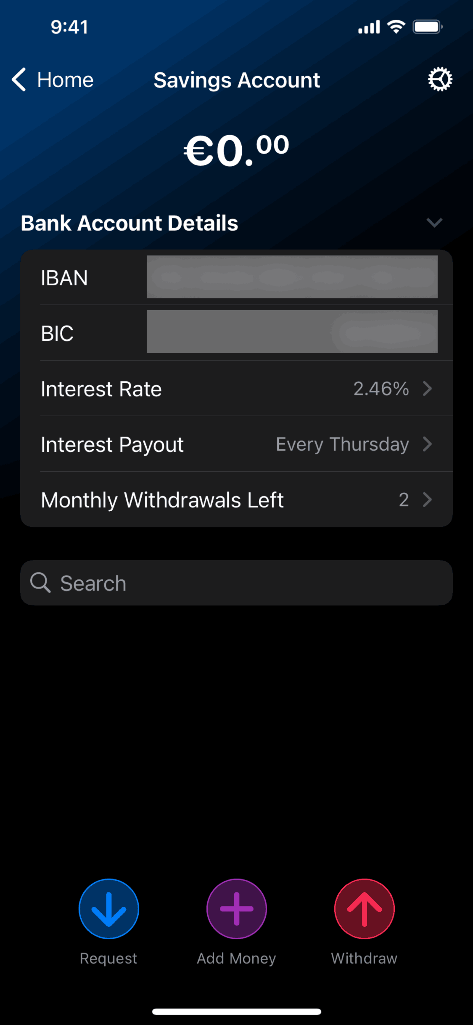 bunq iOS Finance interface screenshot 18