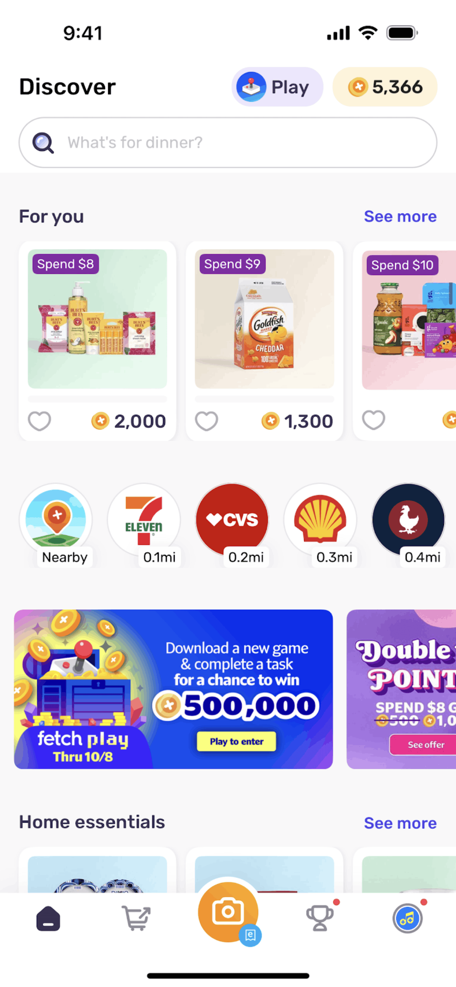 Fetch iOS Shopping interface screenshot 12
