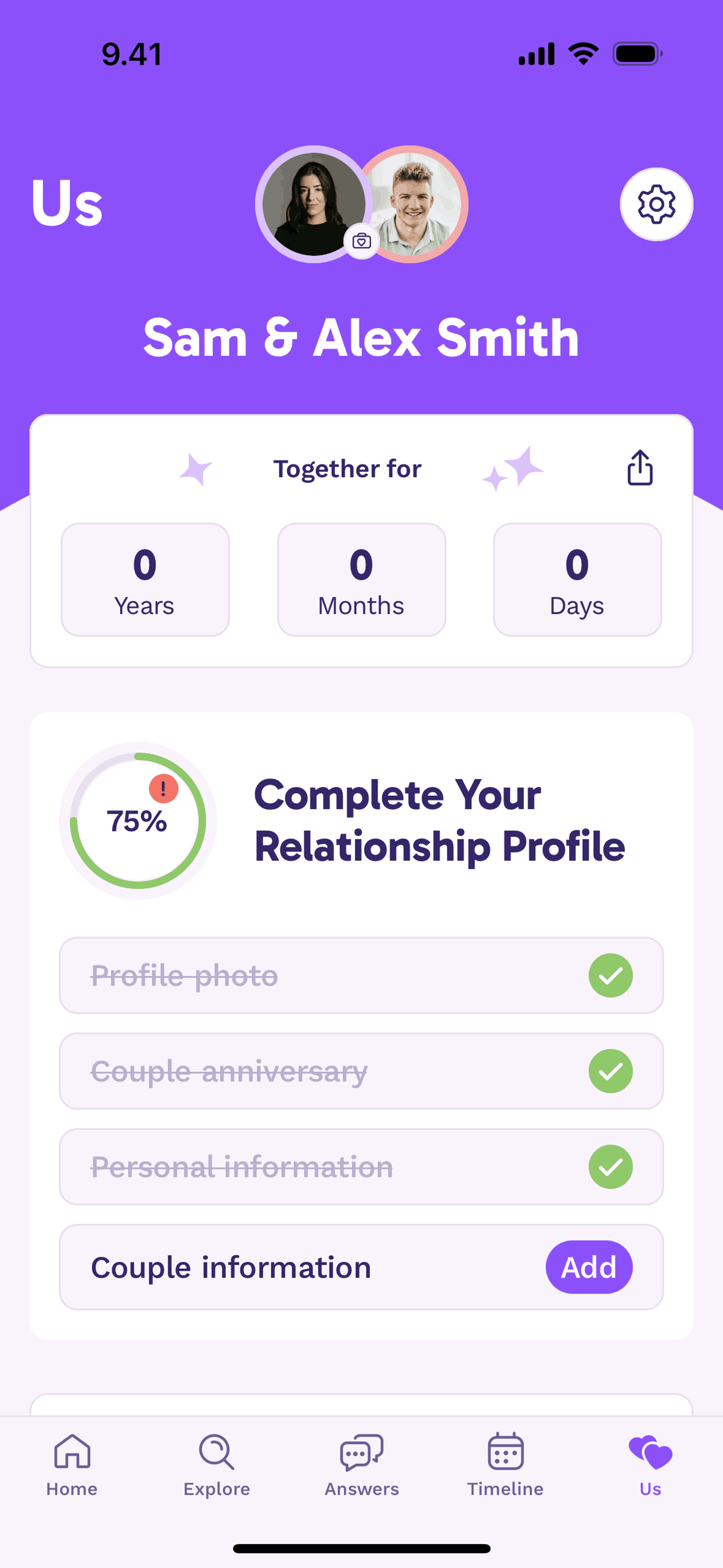 Paired iOS Health & Fitness interface screenshot 9