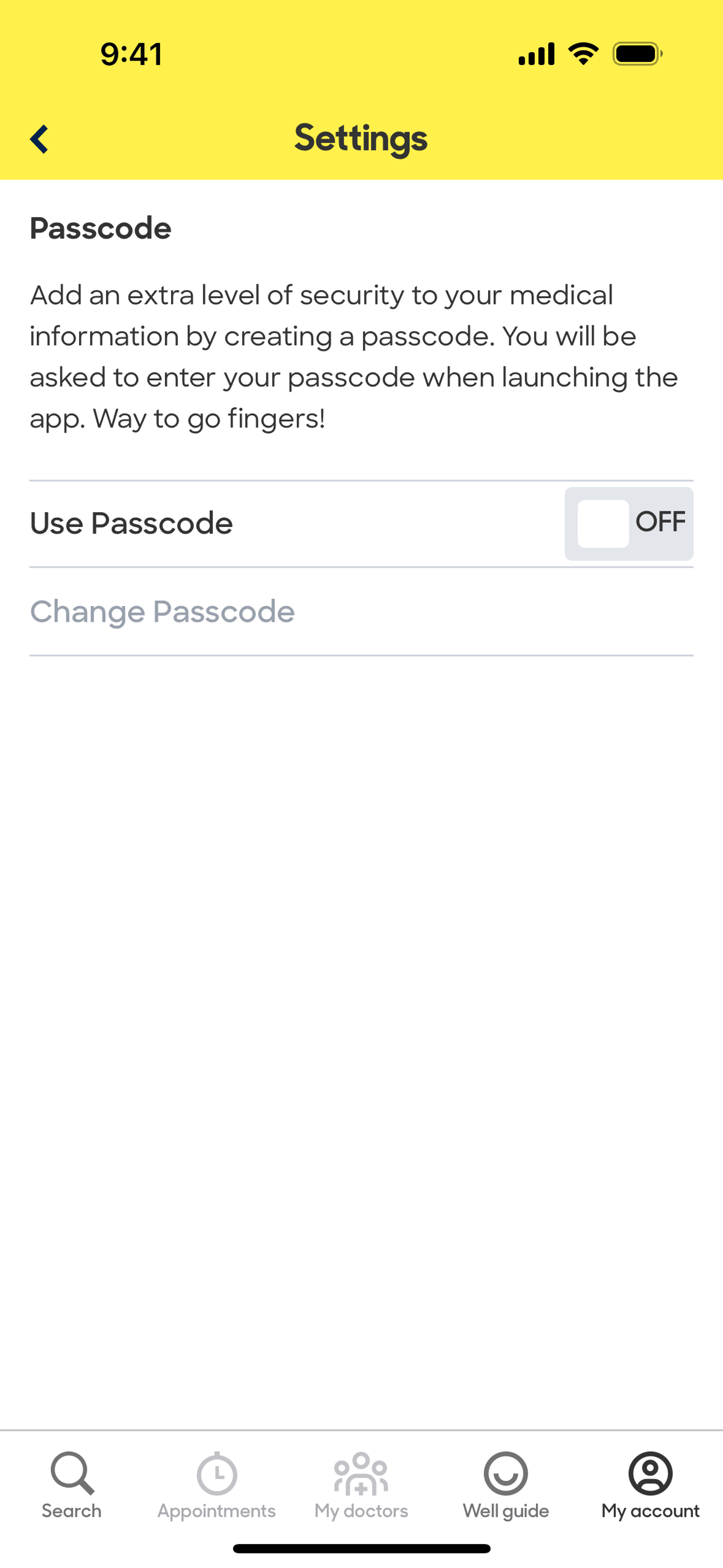 Zocdoc iOS Medical interface screenshot 17