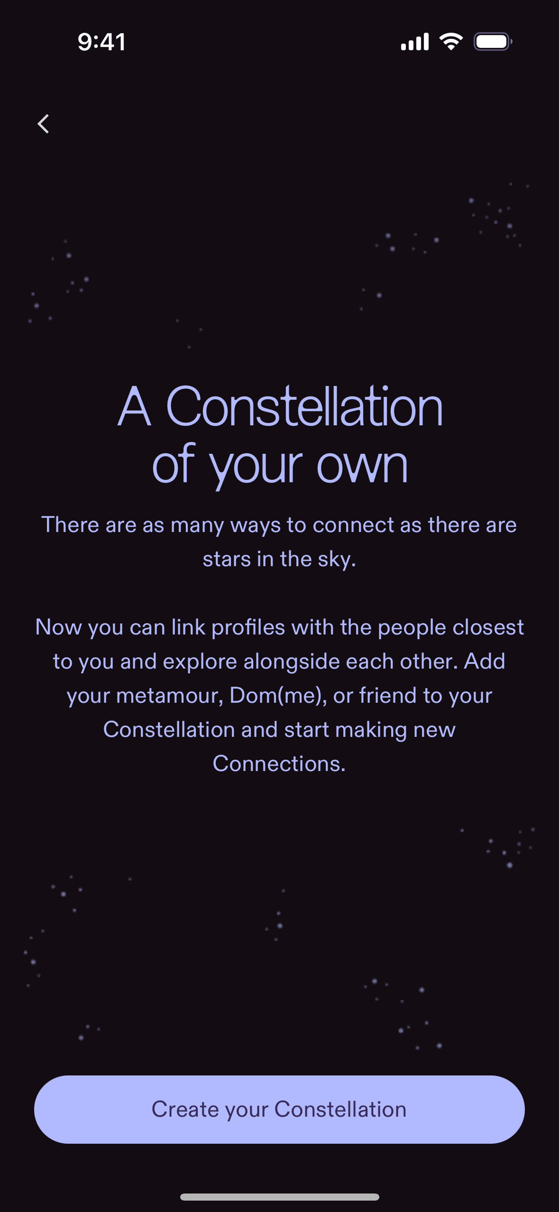 Feeld iOS Communication interface screenshot 13