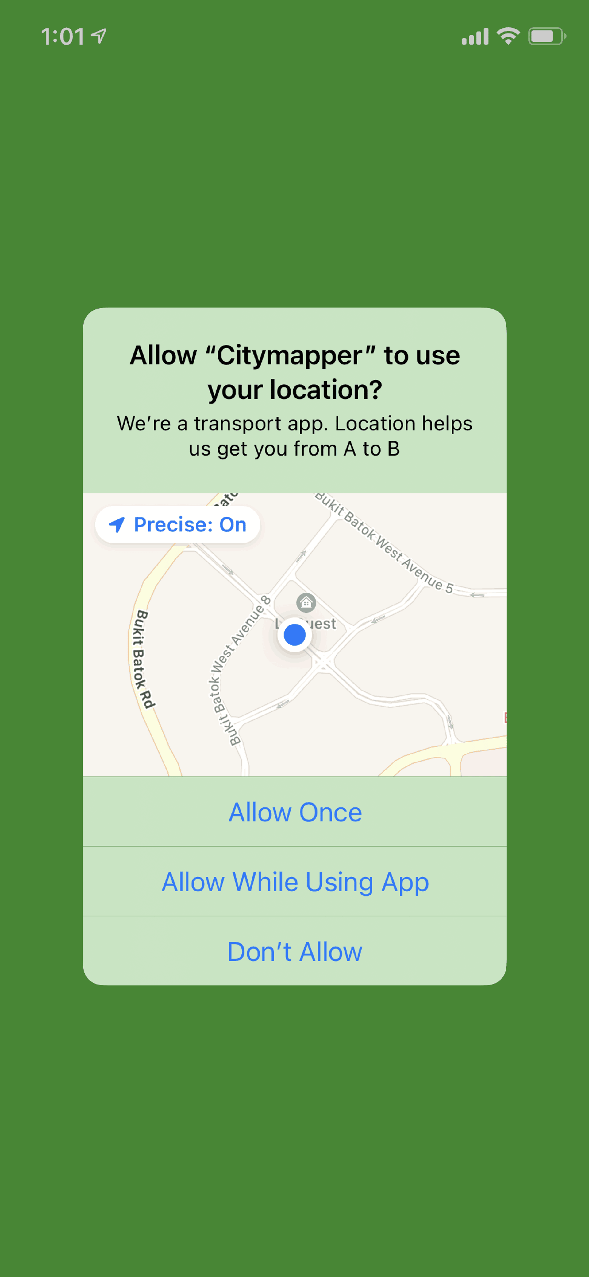 Citymapper iOS Maps & Navigation interface screenshot 4