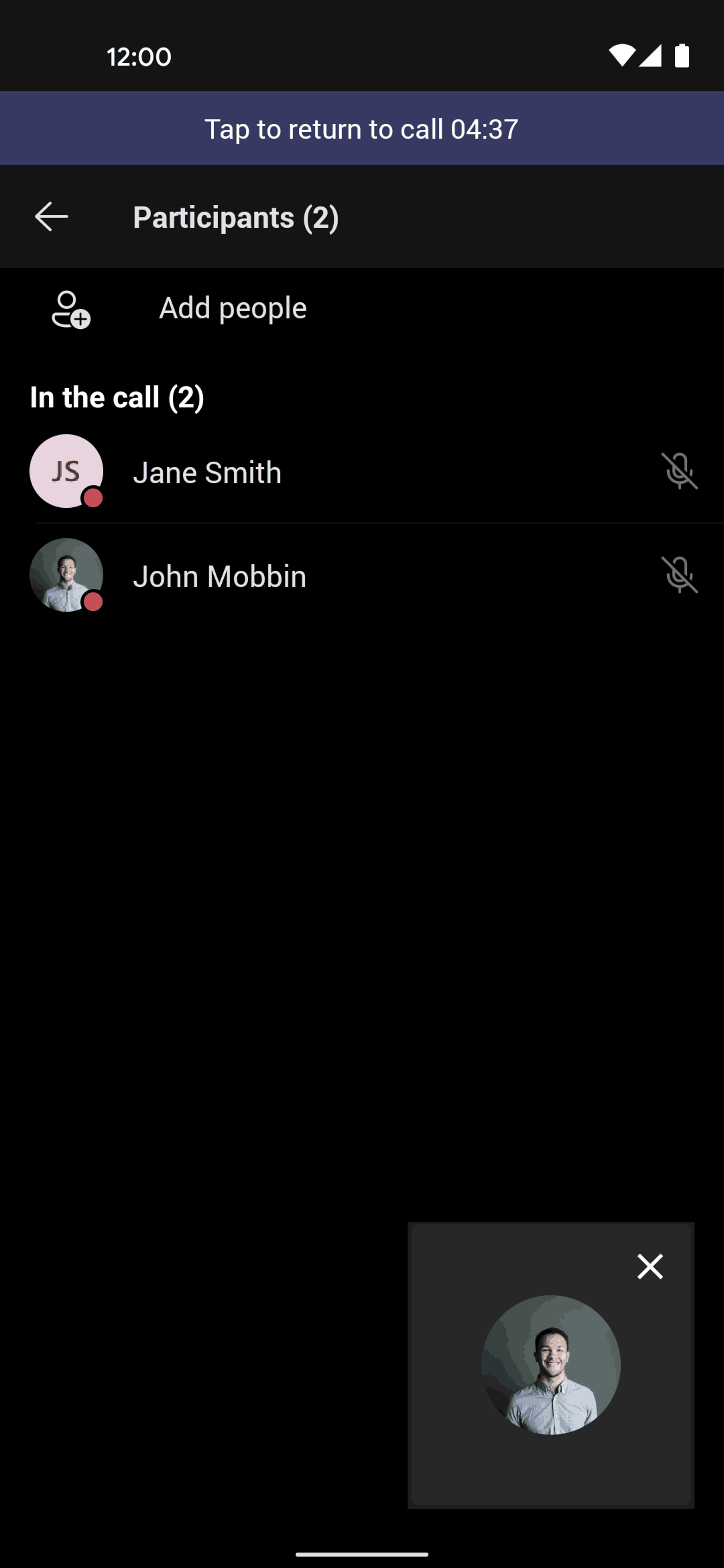 Microsoft Teams Android Business interface screenshot 21