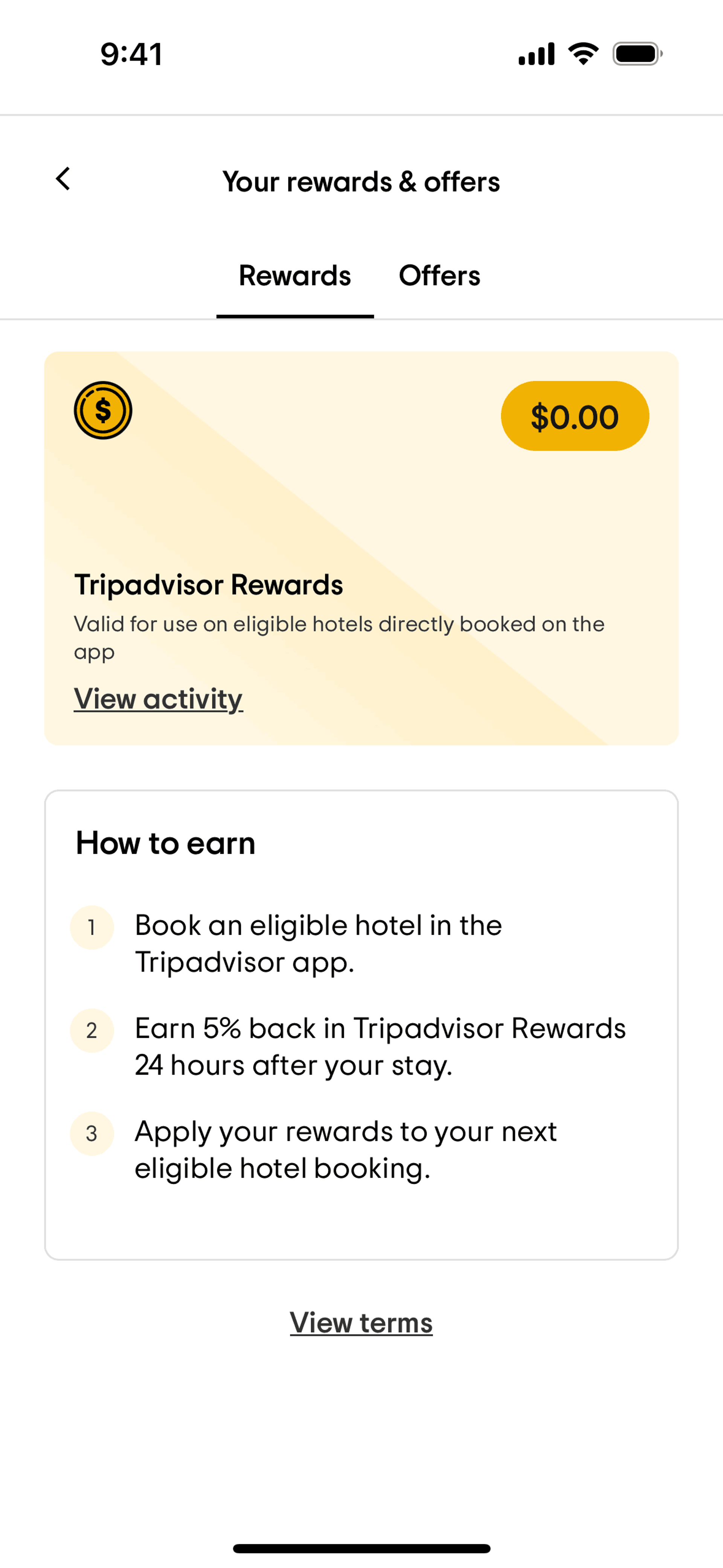 Tripadvisor iOS Travel & Transportation interface screenshot 16