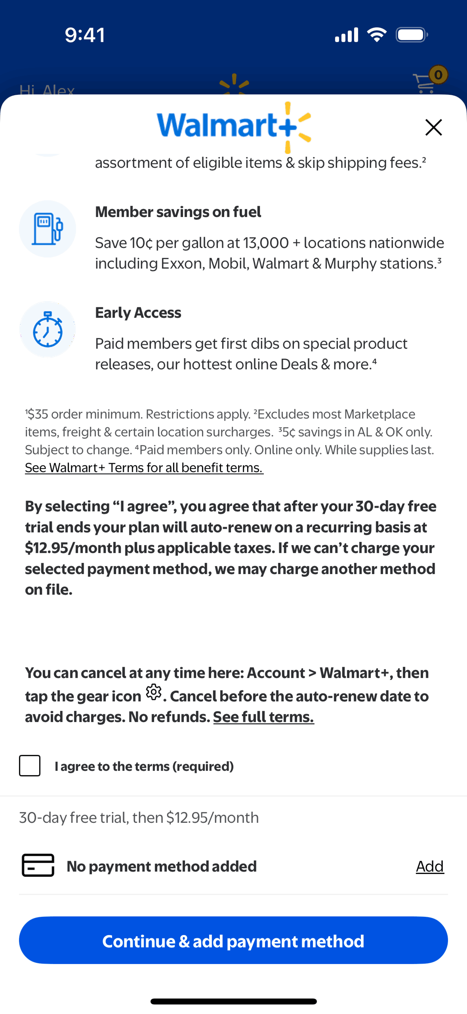 Walmart iOS Shopping interface screenshot 24