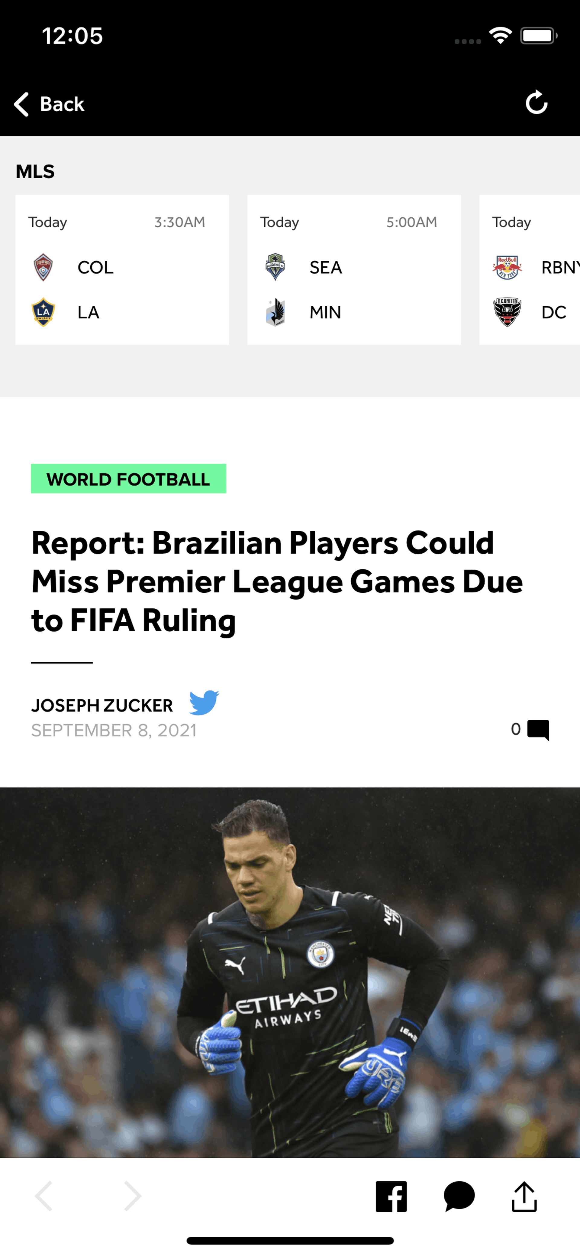 Bleacher Report iOS Sports interface screenshot 13