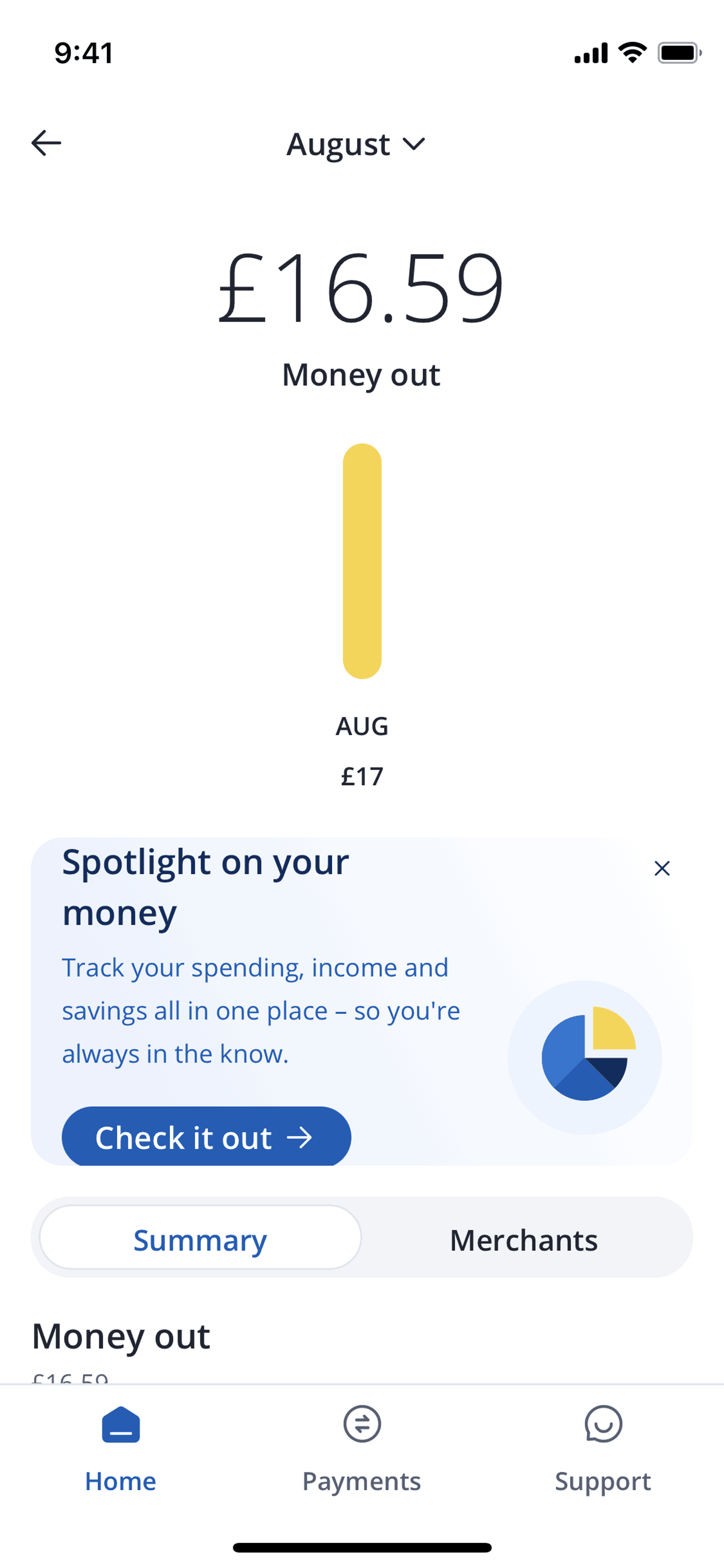 Chase UK iOS Finance interface screenshot 14
