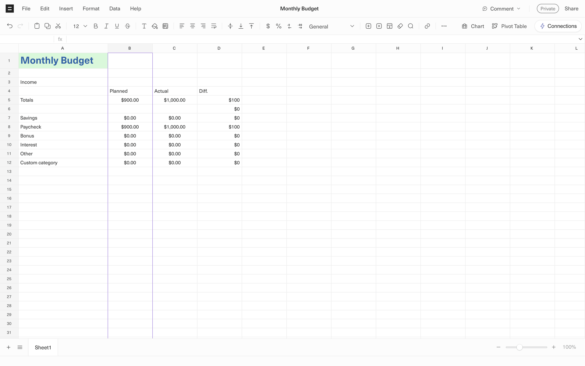 Equals Web Business interface screenshot 10