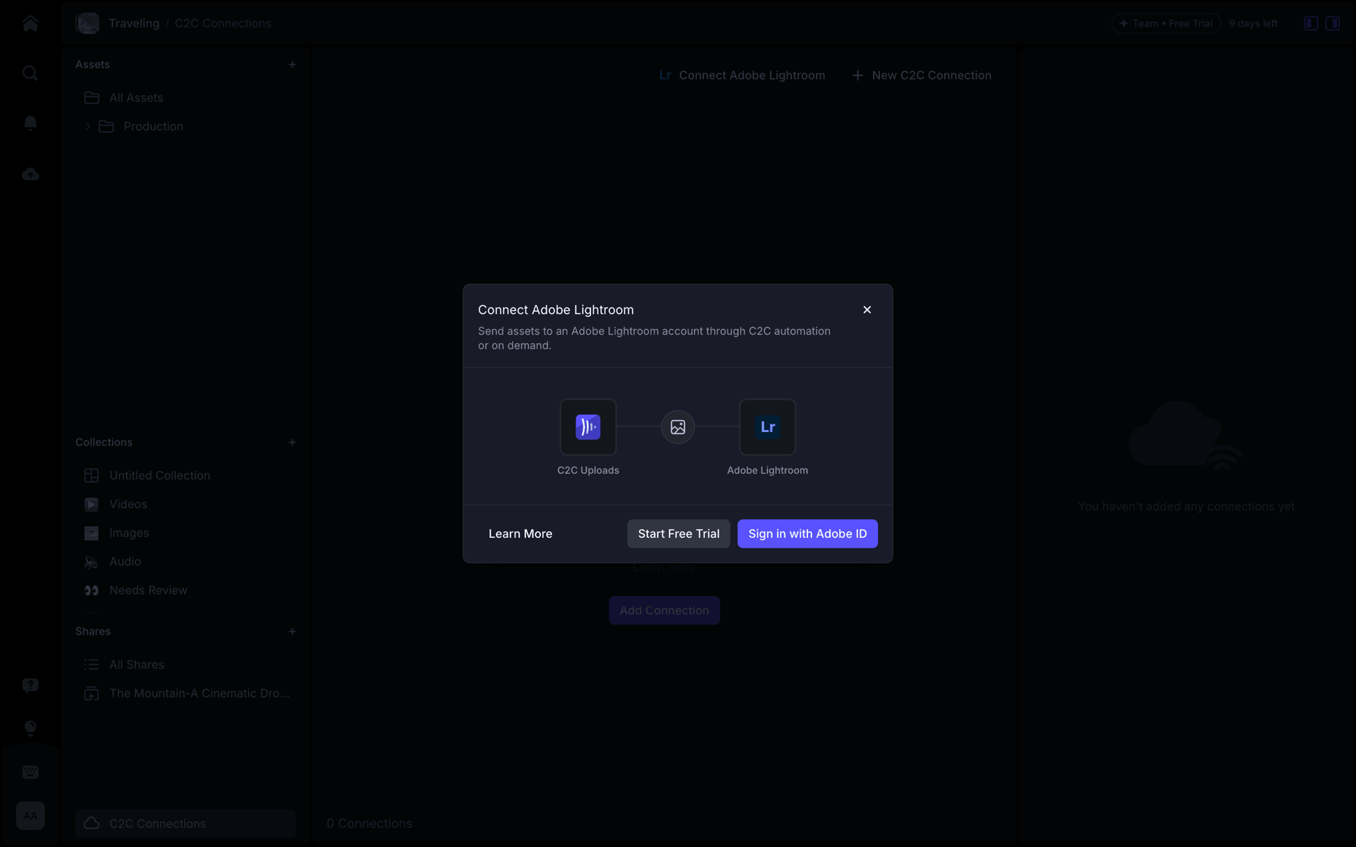 Frame.io Web Photo & Video interface screenshot 8