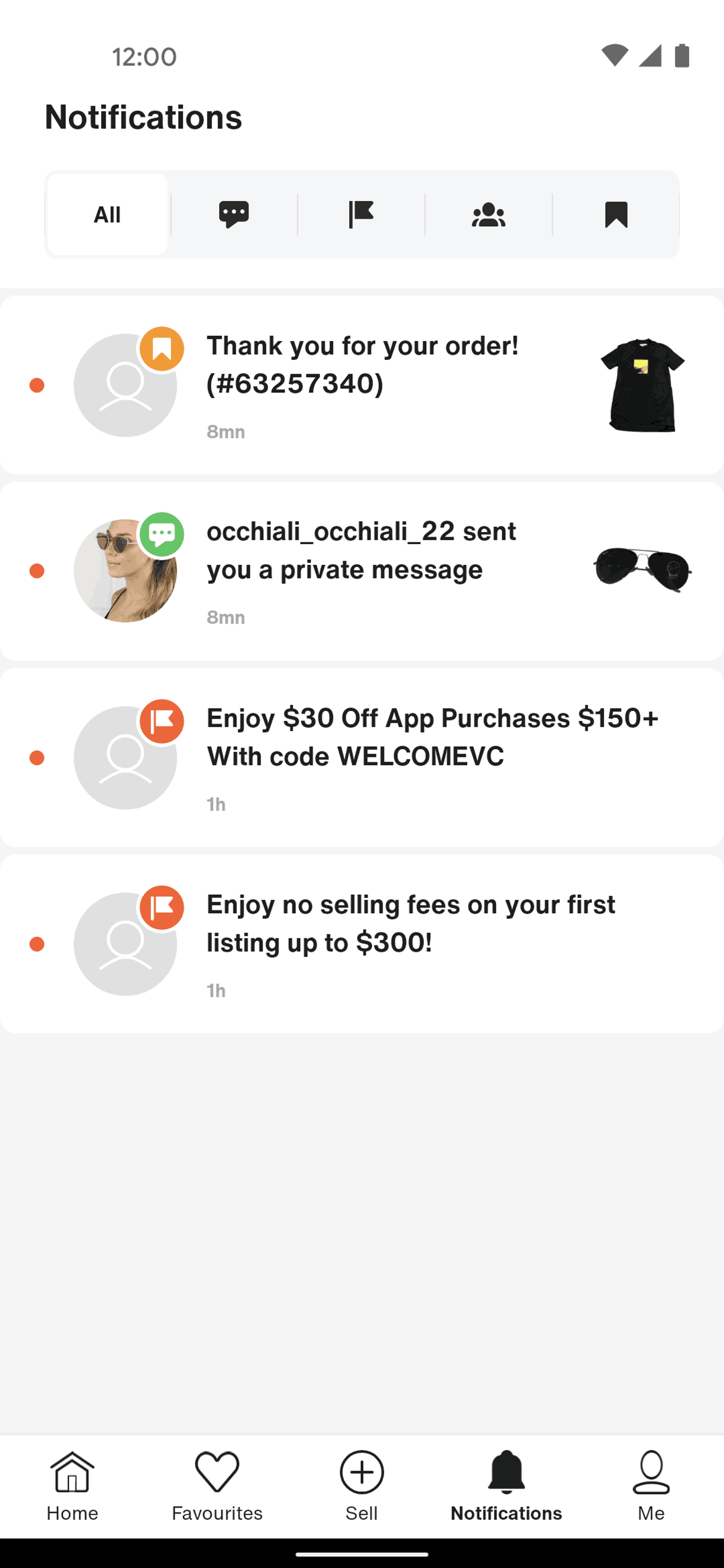 Vestiaire Collective Android Shopping interface screenshot 4