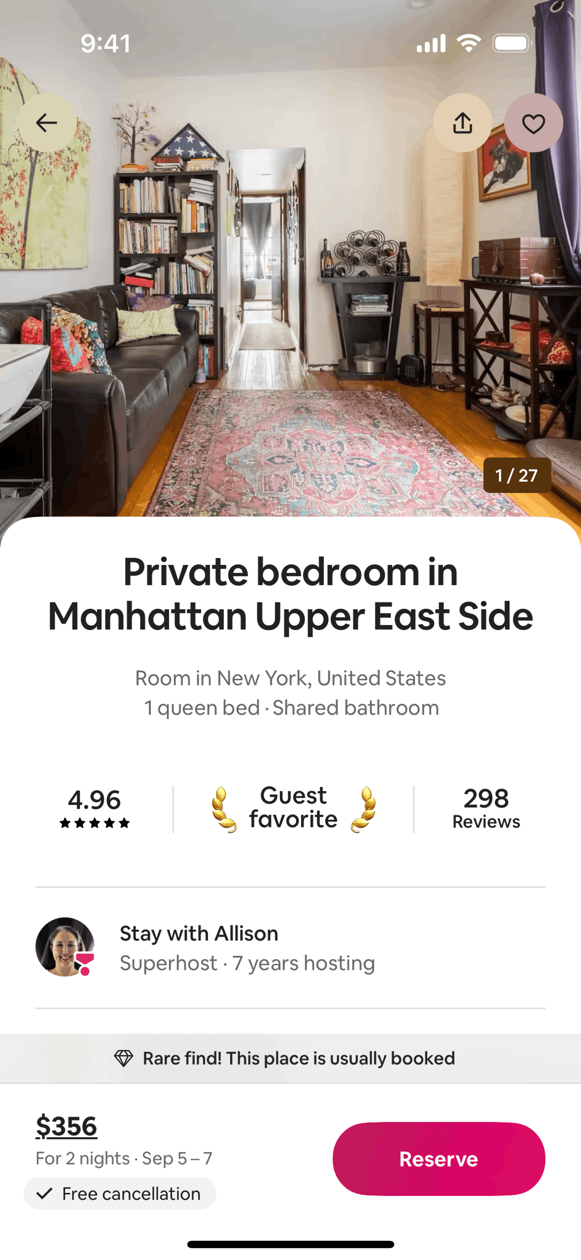 Airbnb iOS Real Estate interface screenshot 5